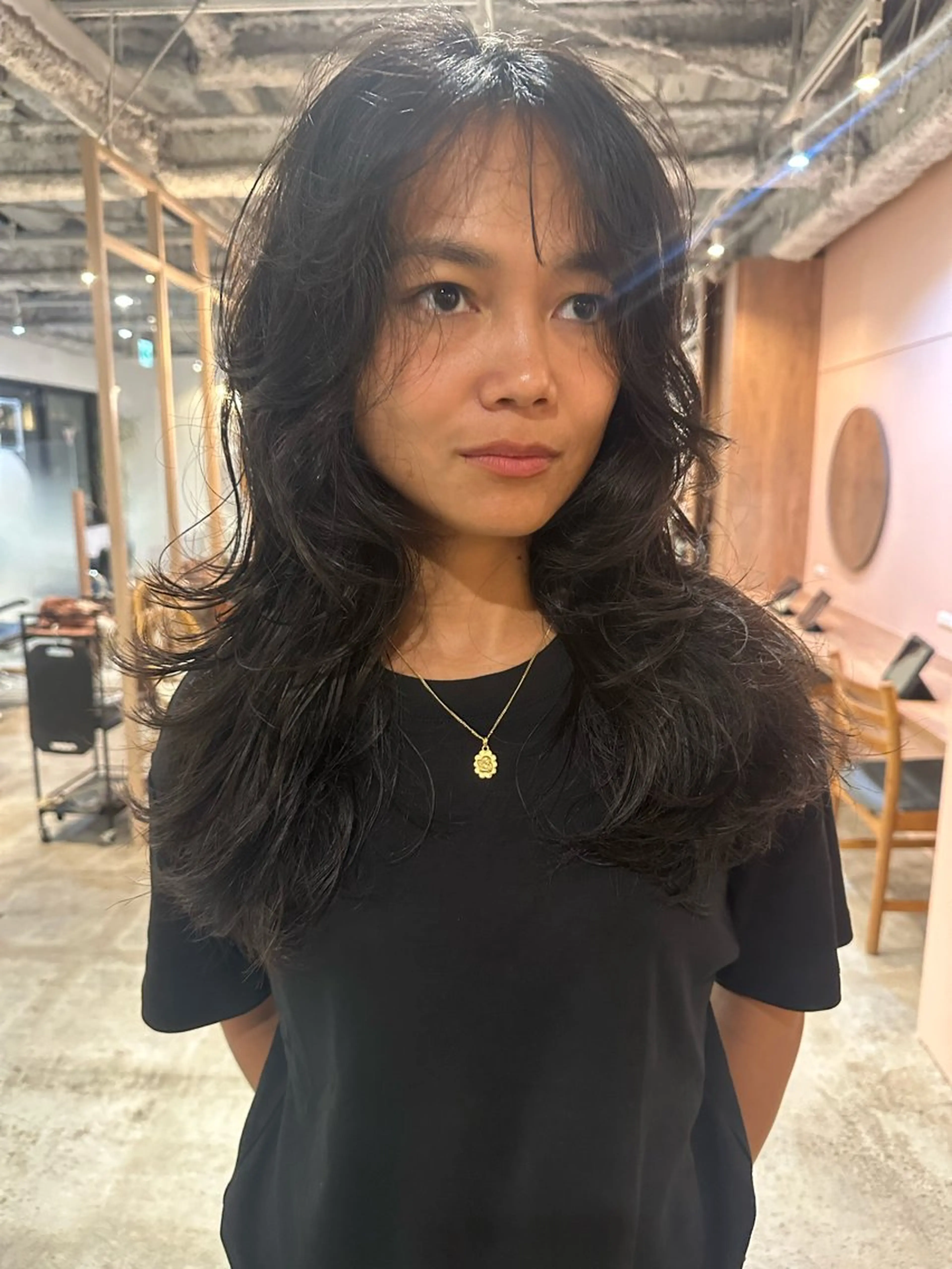 セミロング カット トリートメント パーマ指名No. 1 磯飛⭐️慎之介のヘアスタイル