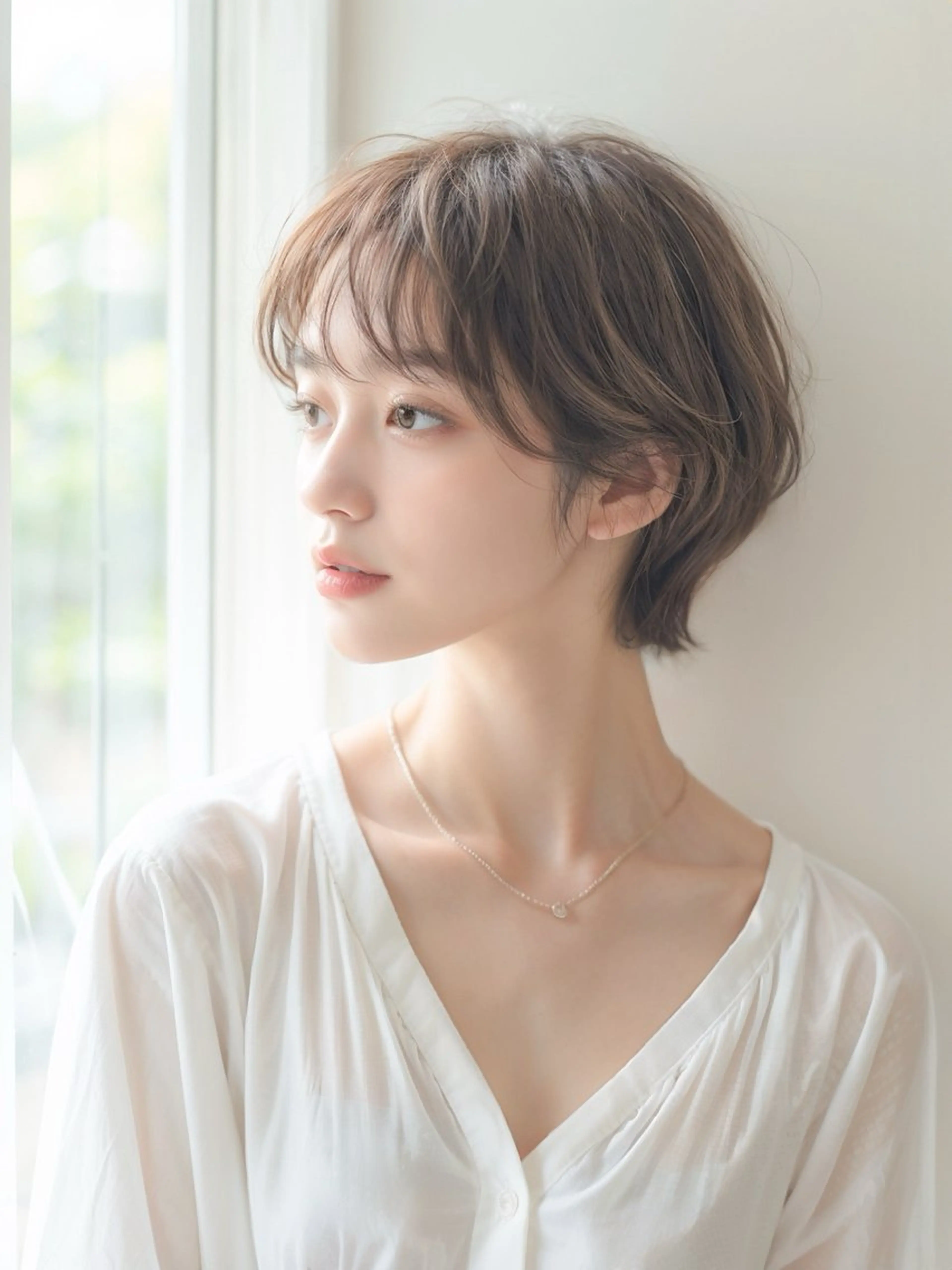 ショート カラー カット ヘアカラー トリートメント neon  hair亀戸店所属・🌈neonhair 透明感✨カラー🌈のヘアスタイル