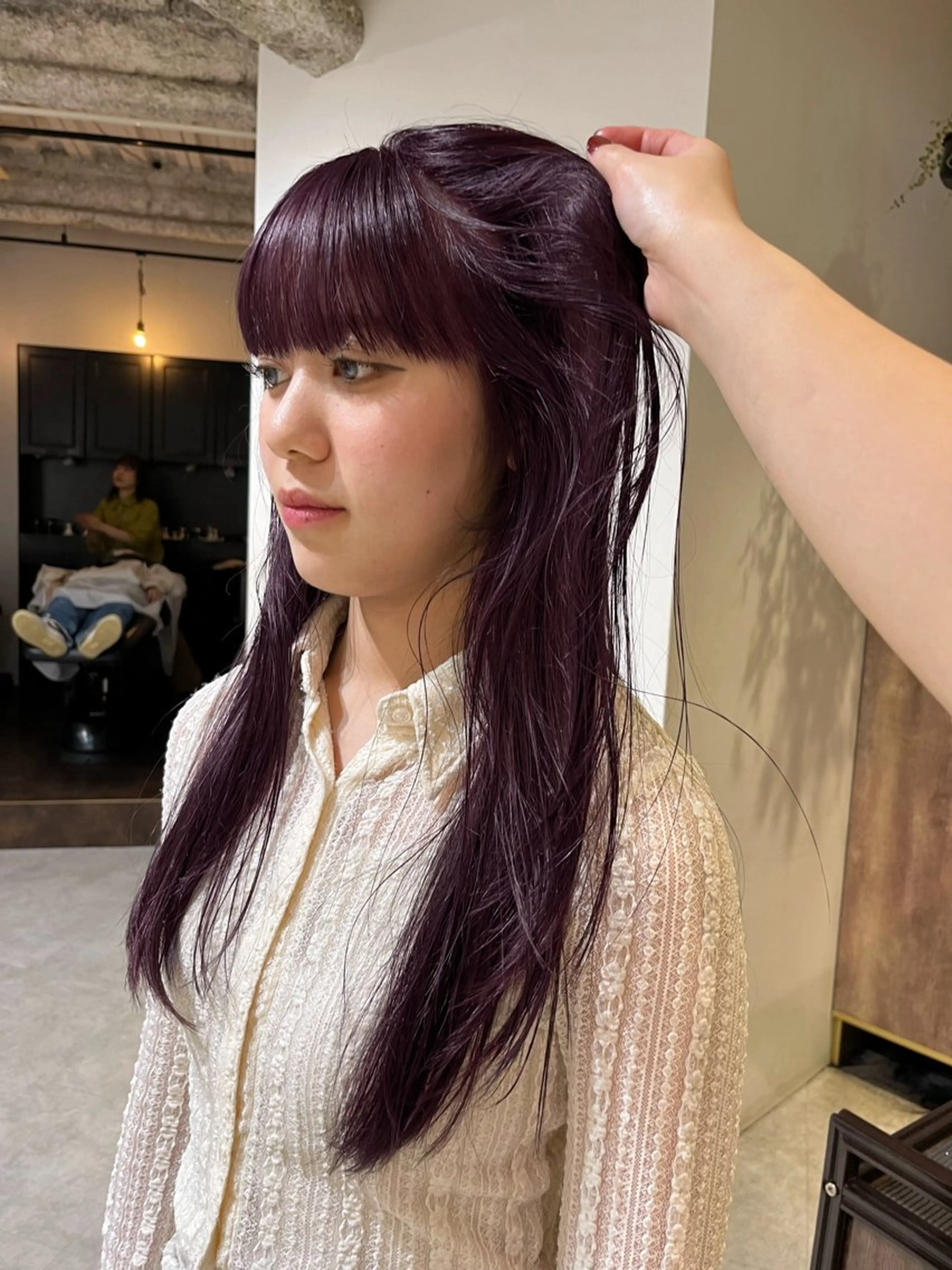 カラー ブリーチ ケアブリーチ ヘアカラー トリートメント 🍒暖色カラー🍒 ueno aiのヘアスタイル