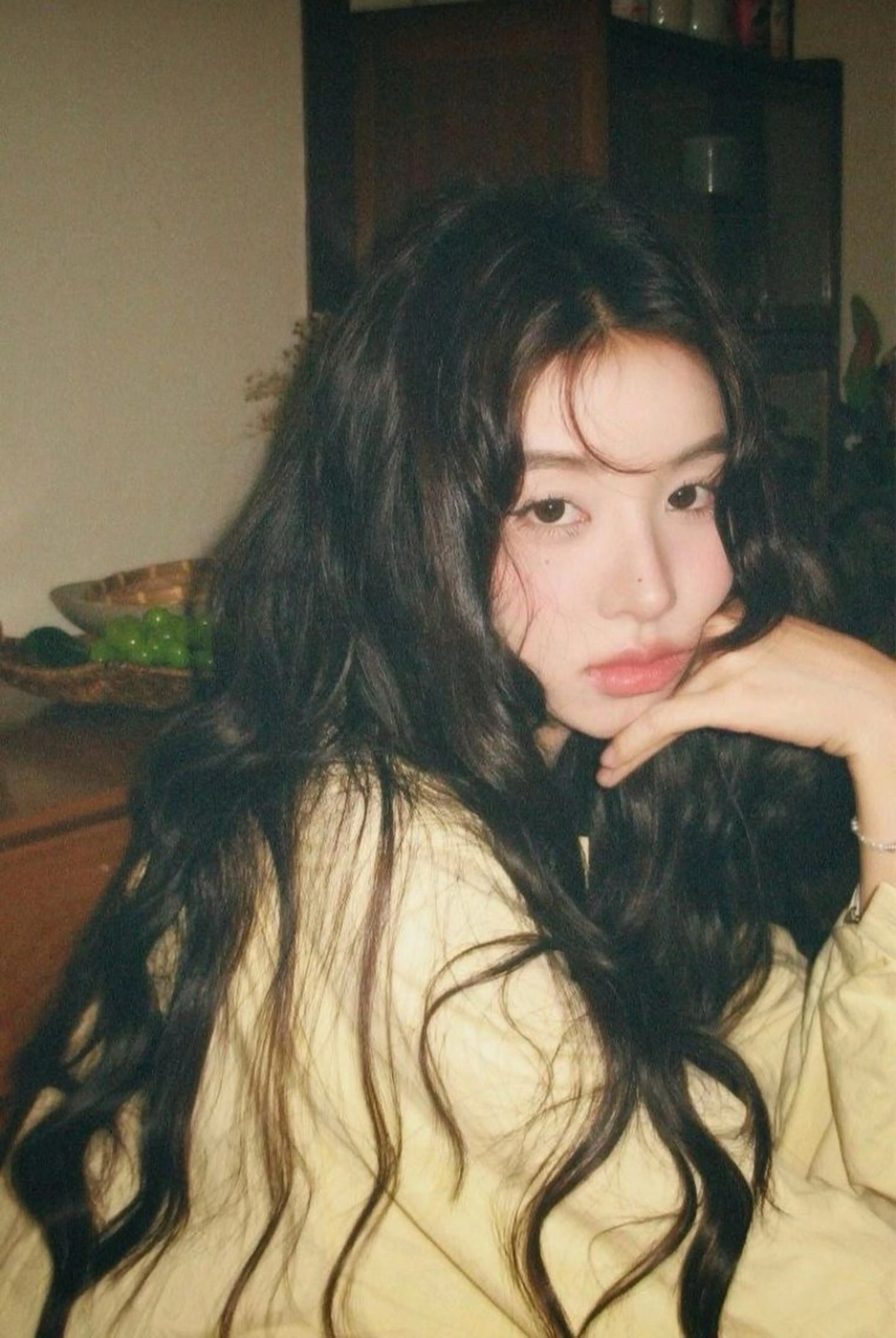 ロング カラー カット パーマ 表参道/髪質改善・ 透明感 colorのヘアスタイル