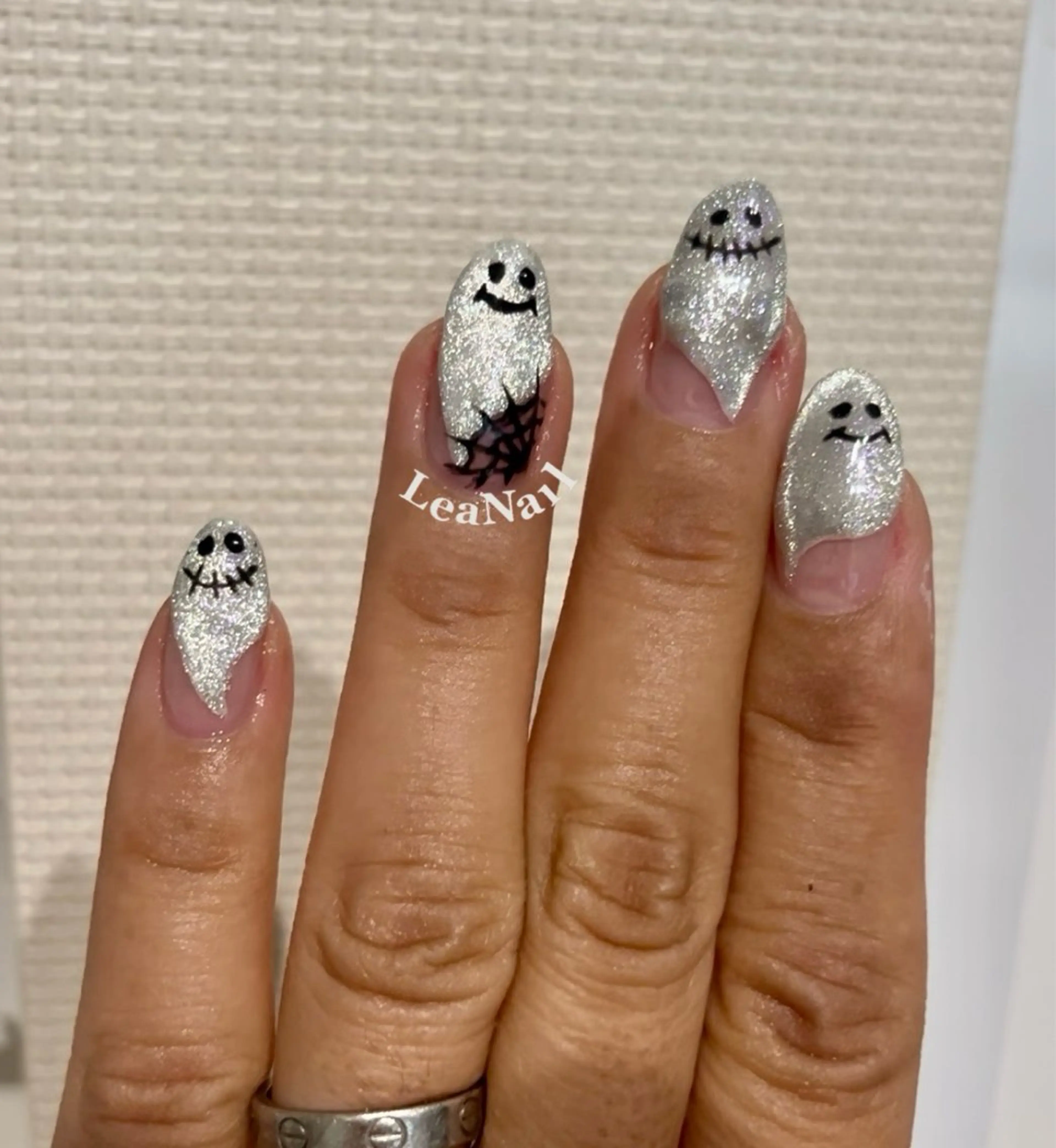 ネイル キラキラネイル マグネットネイル Lea Nailのネイルデザイン