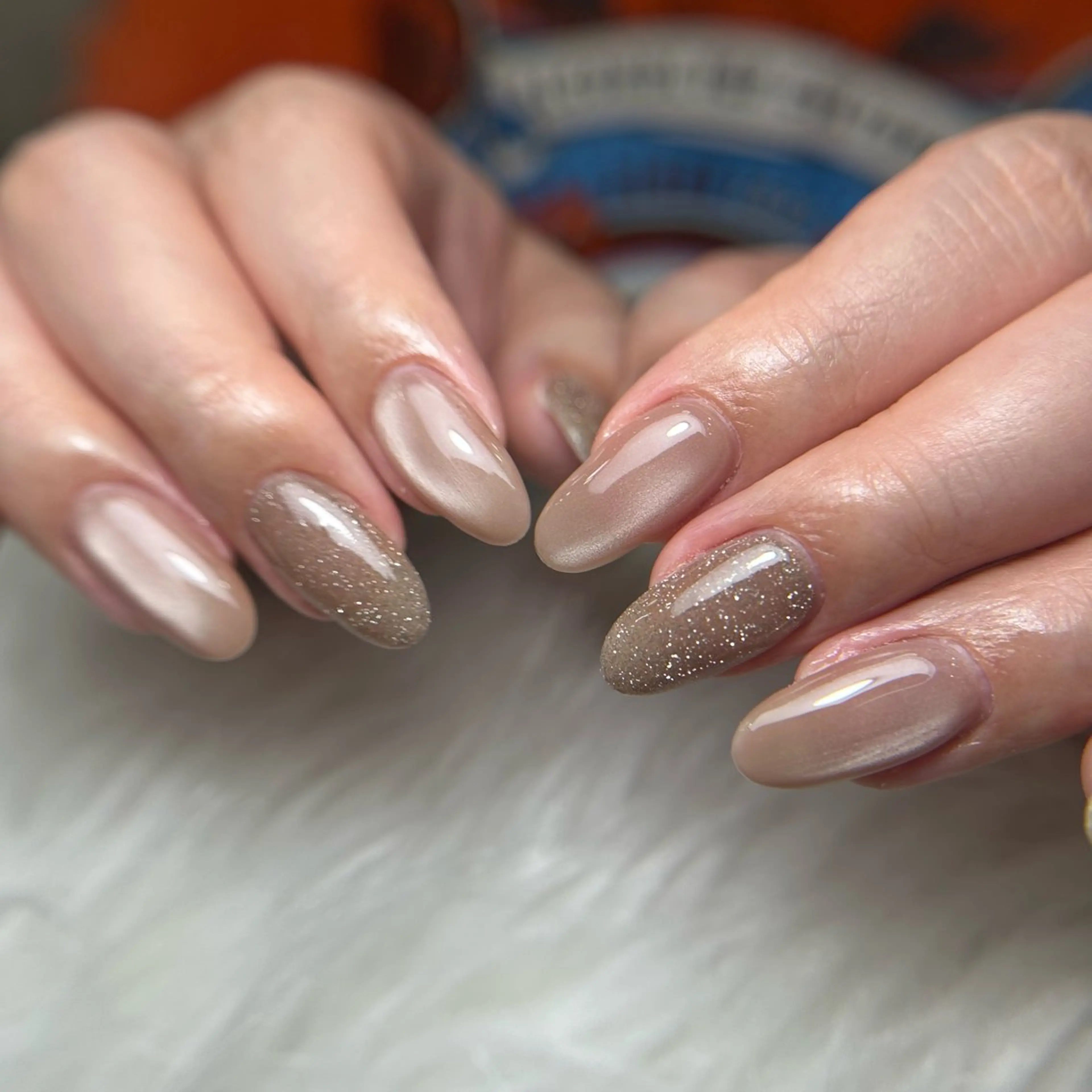 ネイル フレンチネイル グラデーション 韓国ネイル マグネットネイル シンプルネイル ハンドネイル CoMo Nail Studio所属・CoMo Nailのネイルデザイン