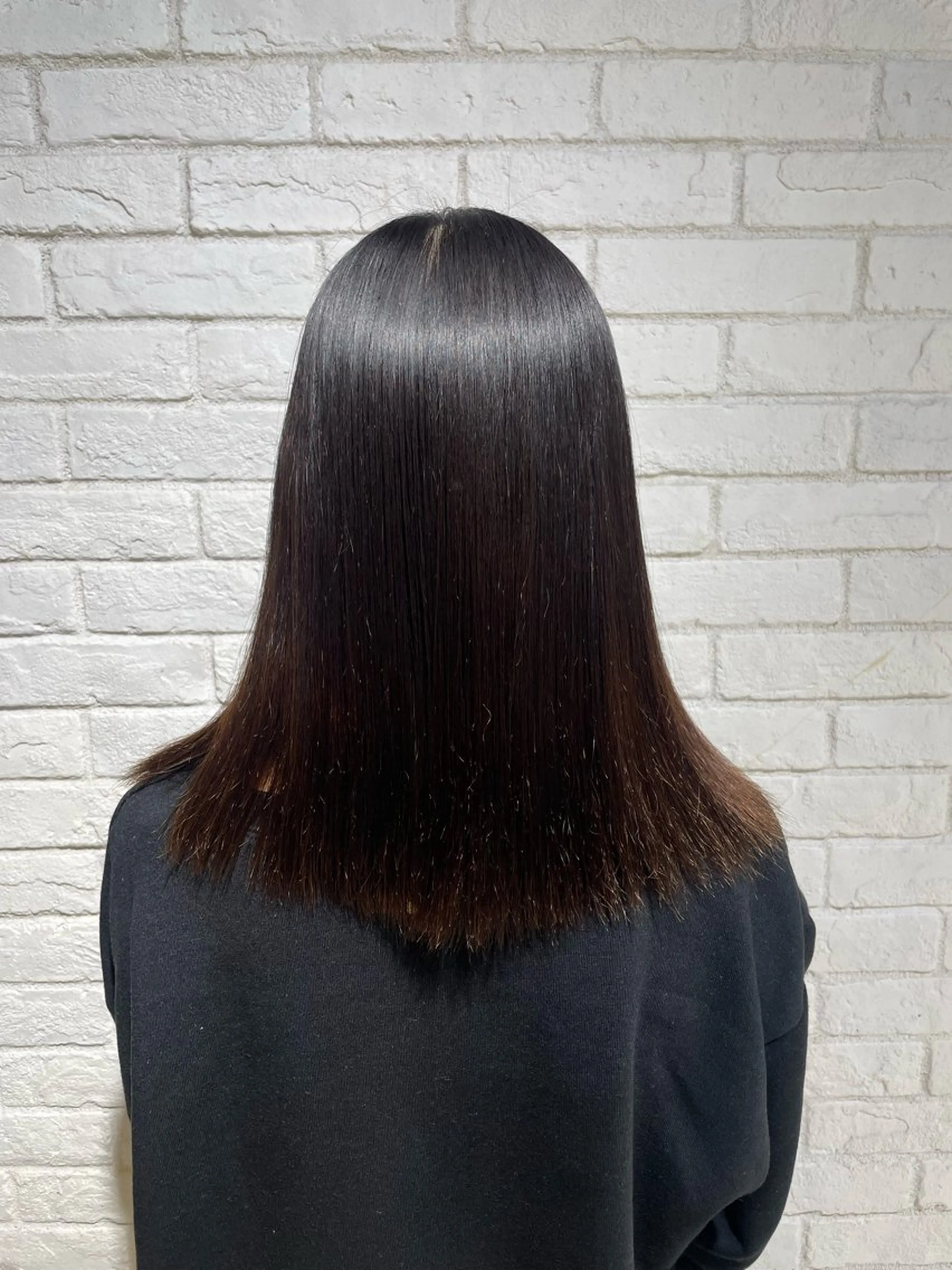 ロング パーマ 酸性ストレート ストレートパーマ カット ZENKO  吉祥寺chere所属・小野寺 もものヘアスタイル