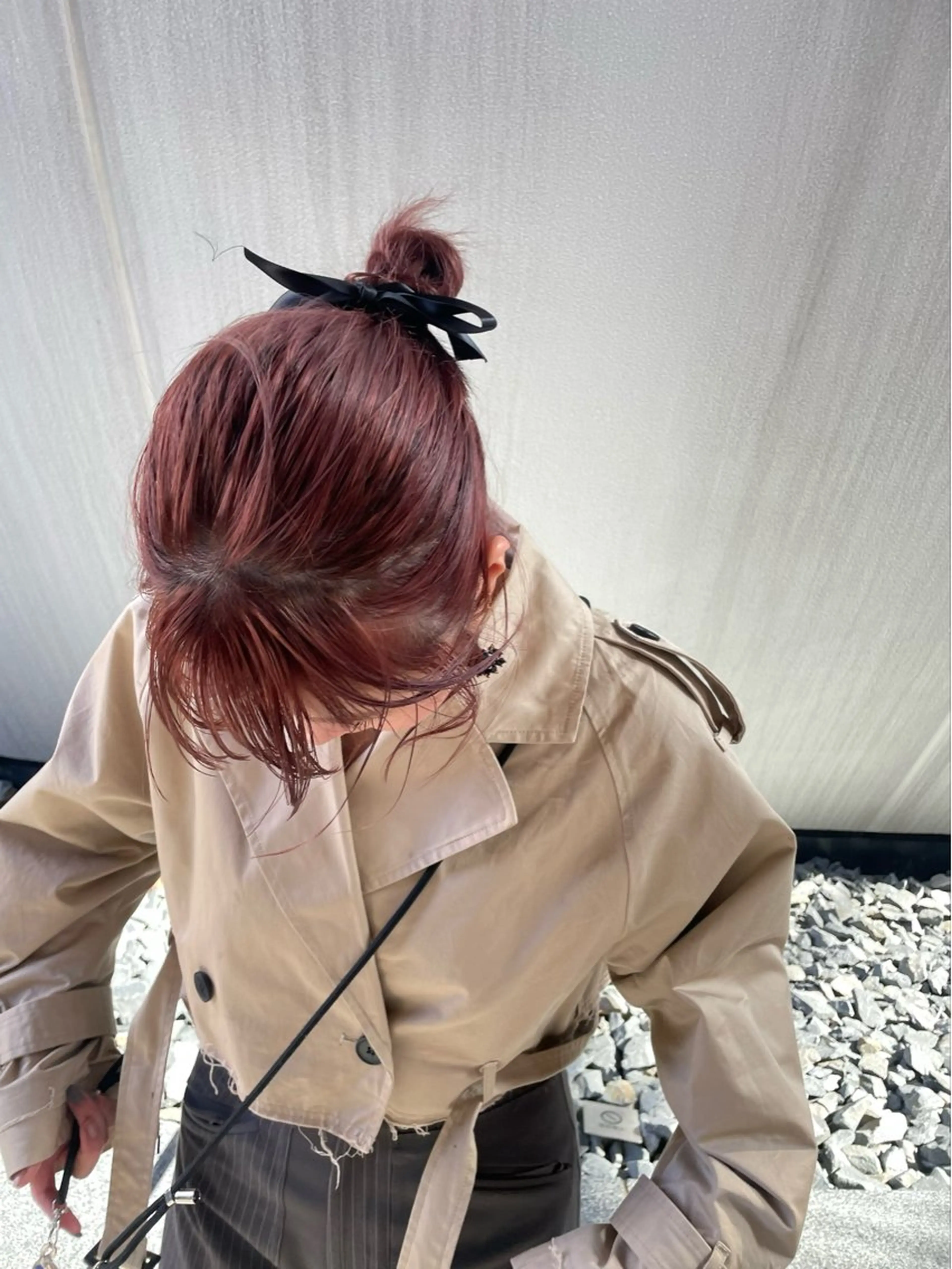 ミディアム カラー 顔まわりカット/艶髪 カラー✨けいとのヘアスタイル