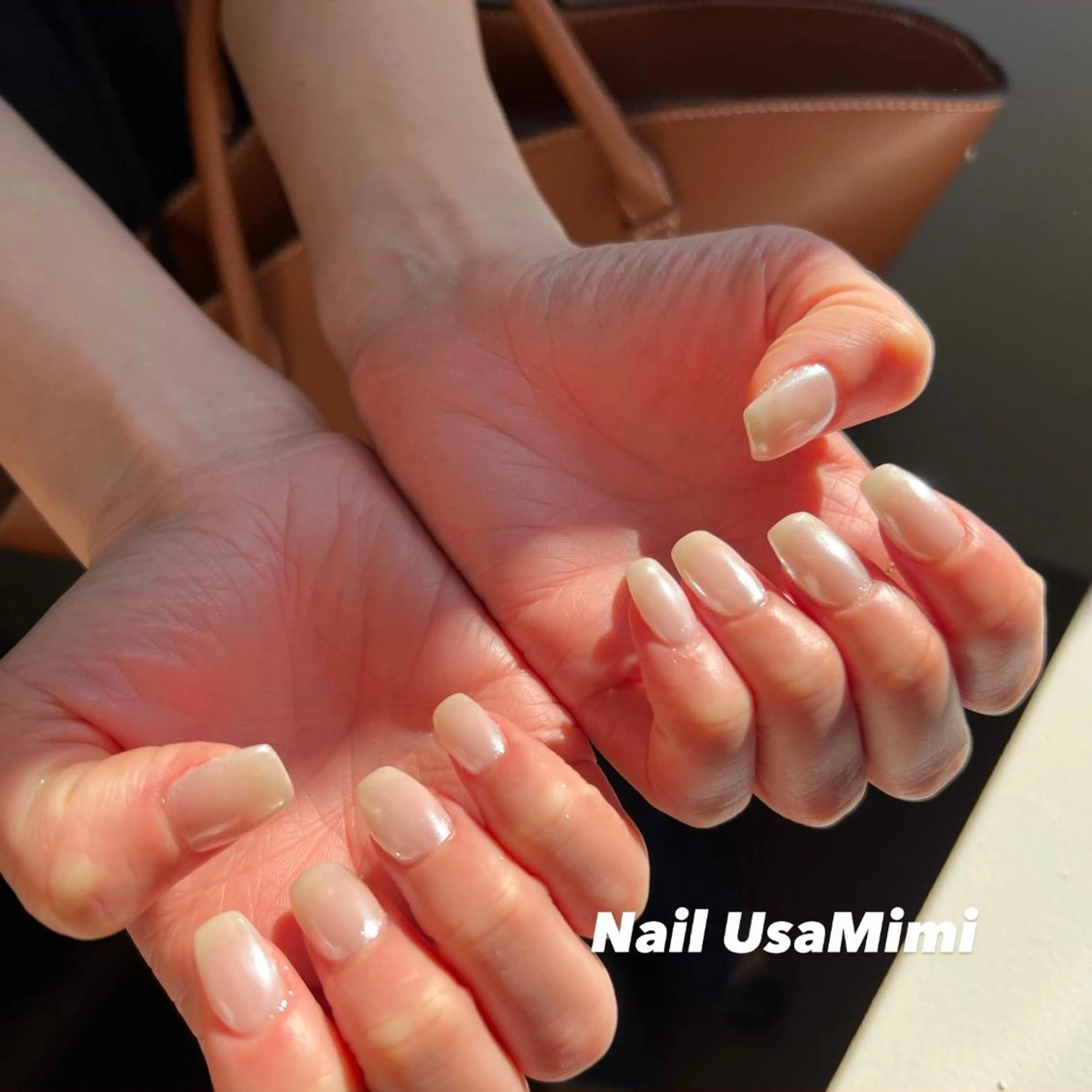 ネイル クリアネイル フットネイル ジェルネイル マグネットネイル 持ち込み 本町ネイルNail UsaMimiのネイルデザイン