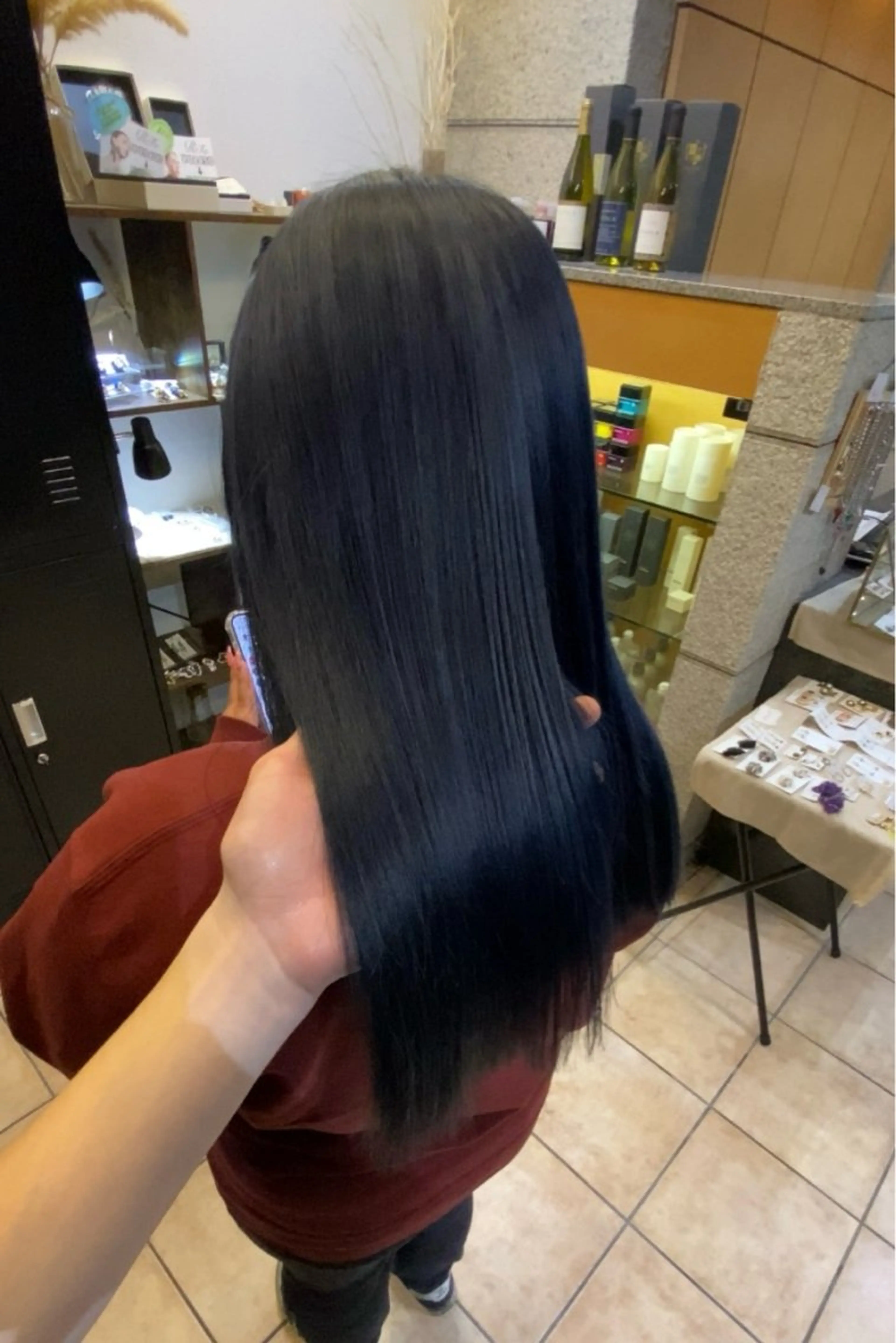 セミロング カラー トリートメント 西田辺/ タカスナオヤのヘアスタイル