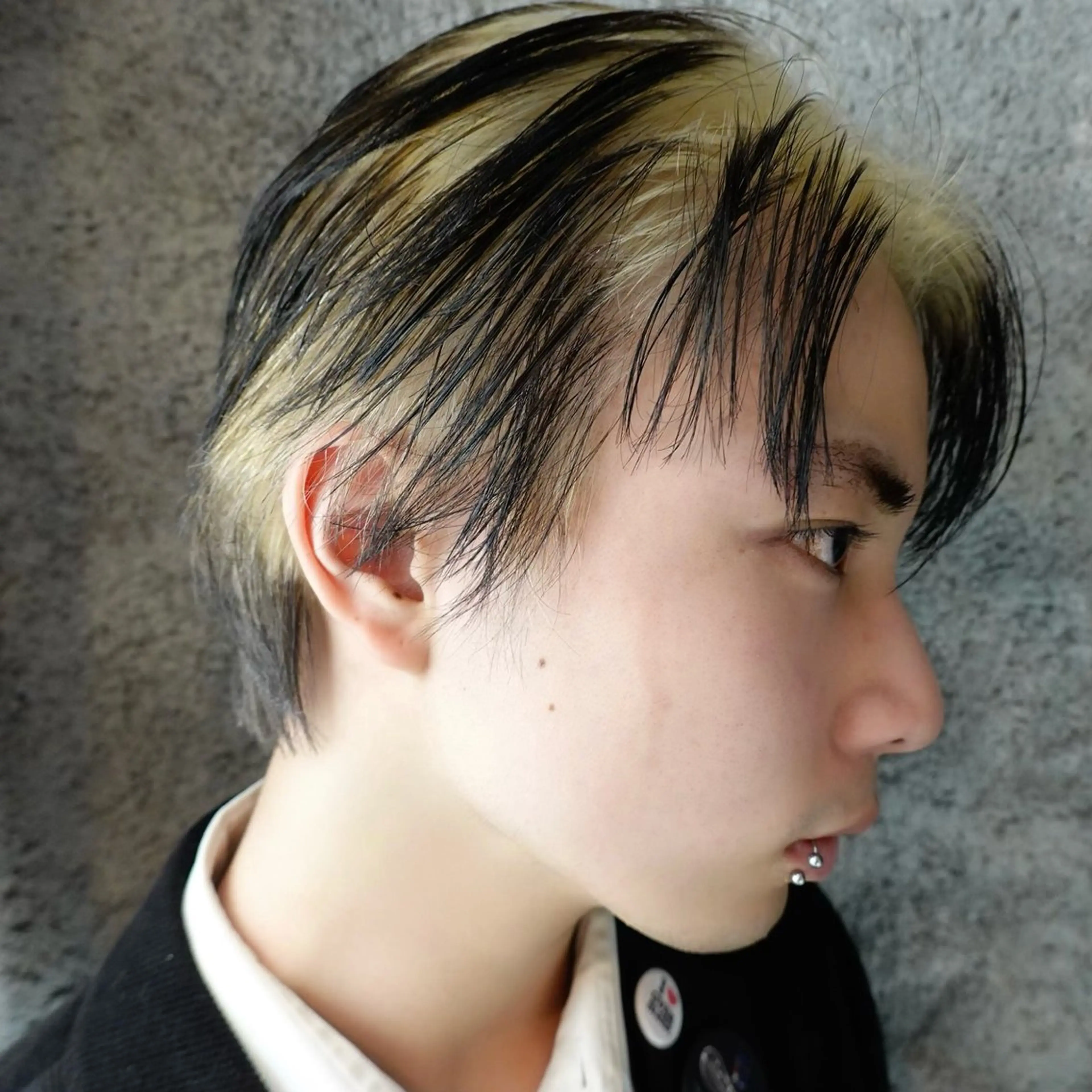 ショート カラー メンズ ヘアカラー bloc japon所属・ﾌﾞﾚｲｽﾞ˚✧₊⁎ ﾚｲﾔｰToriのヘアスタイル