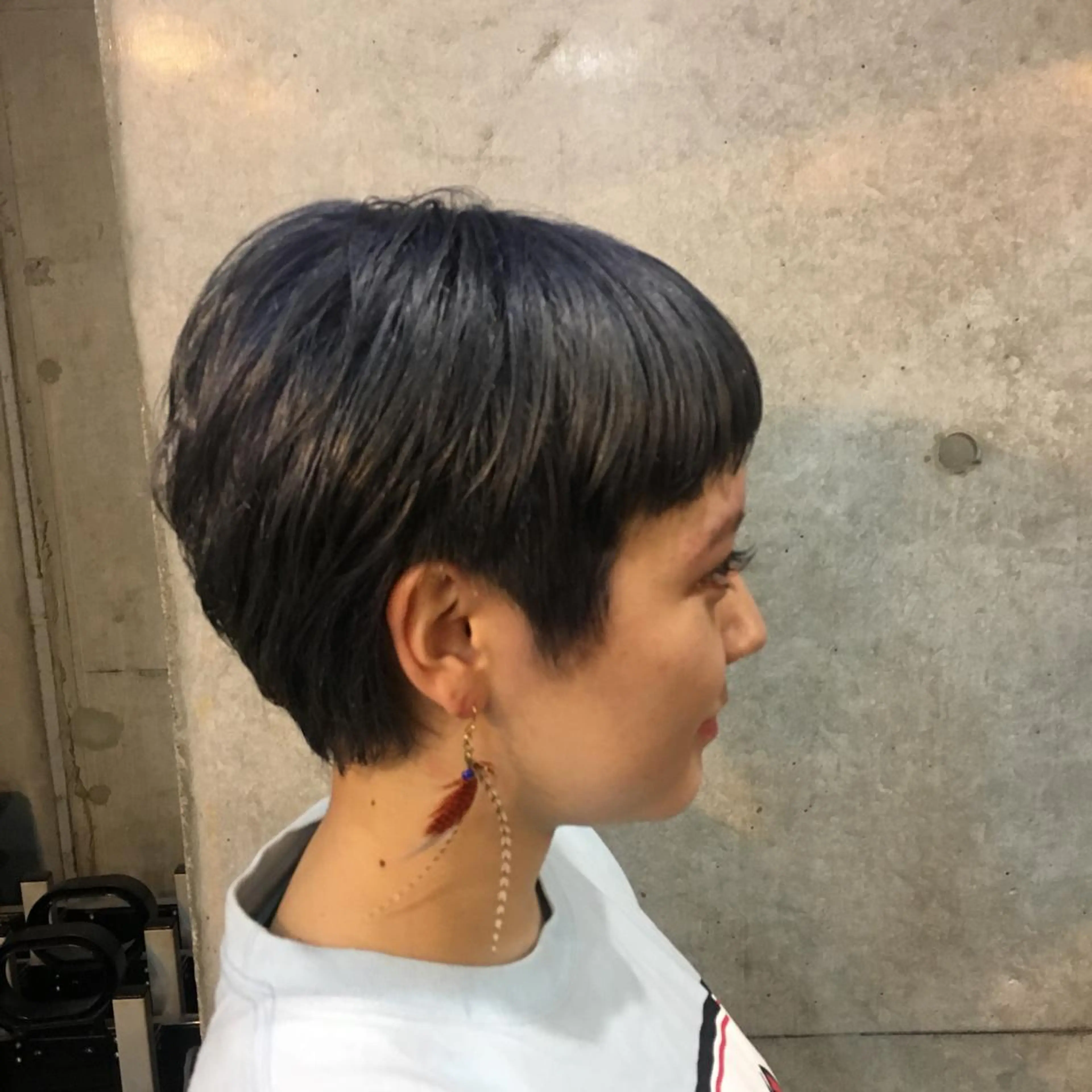 ショート カラー アッシュ シルバー シルバーアッシュ kimika🥑 メンズ/髪質改善のヘアスタイル