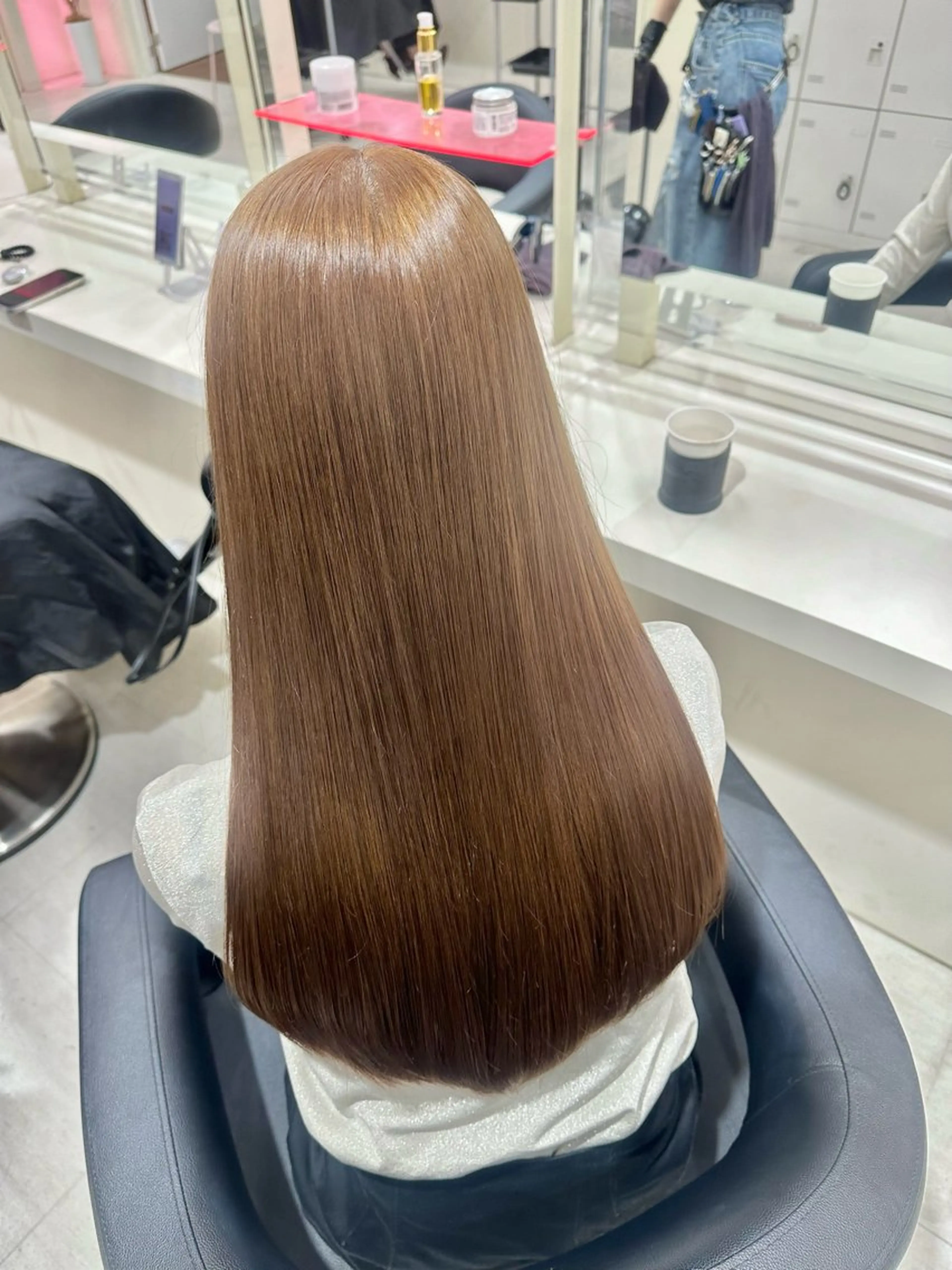 ロング カラー ヘアアレンジ ヘアカラー 🎀 yuuka🎀のヘアスタイル