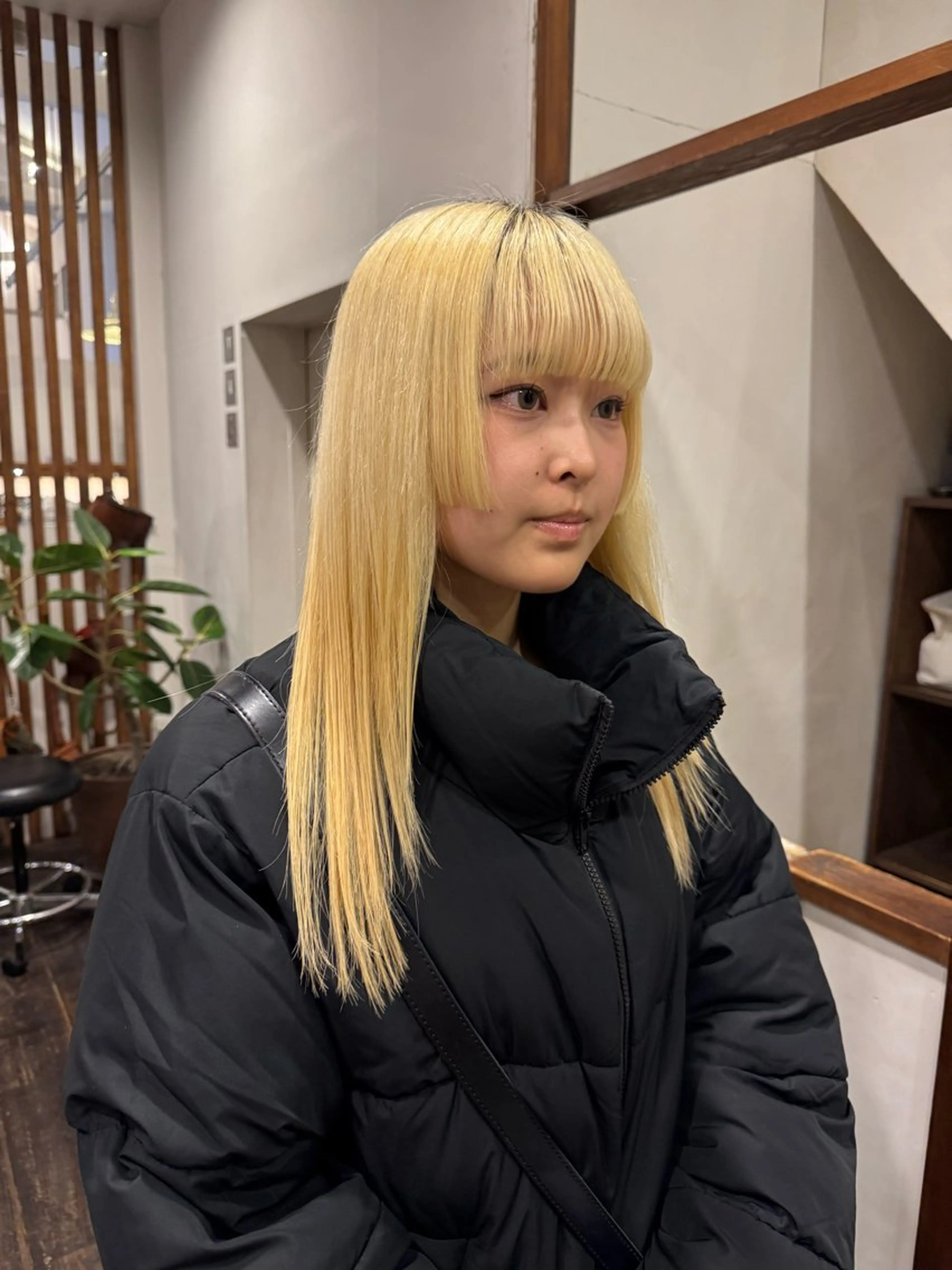 ロング 姫カット カット MOK大阪梅田店 Asahiのヘアスタイル