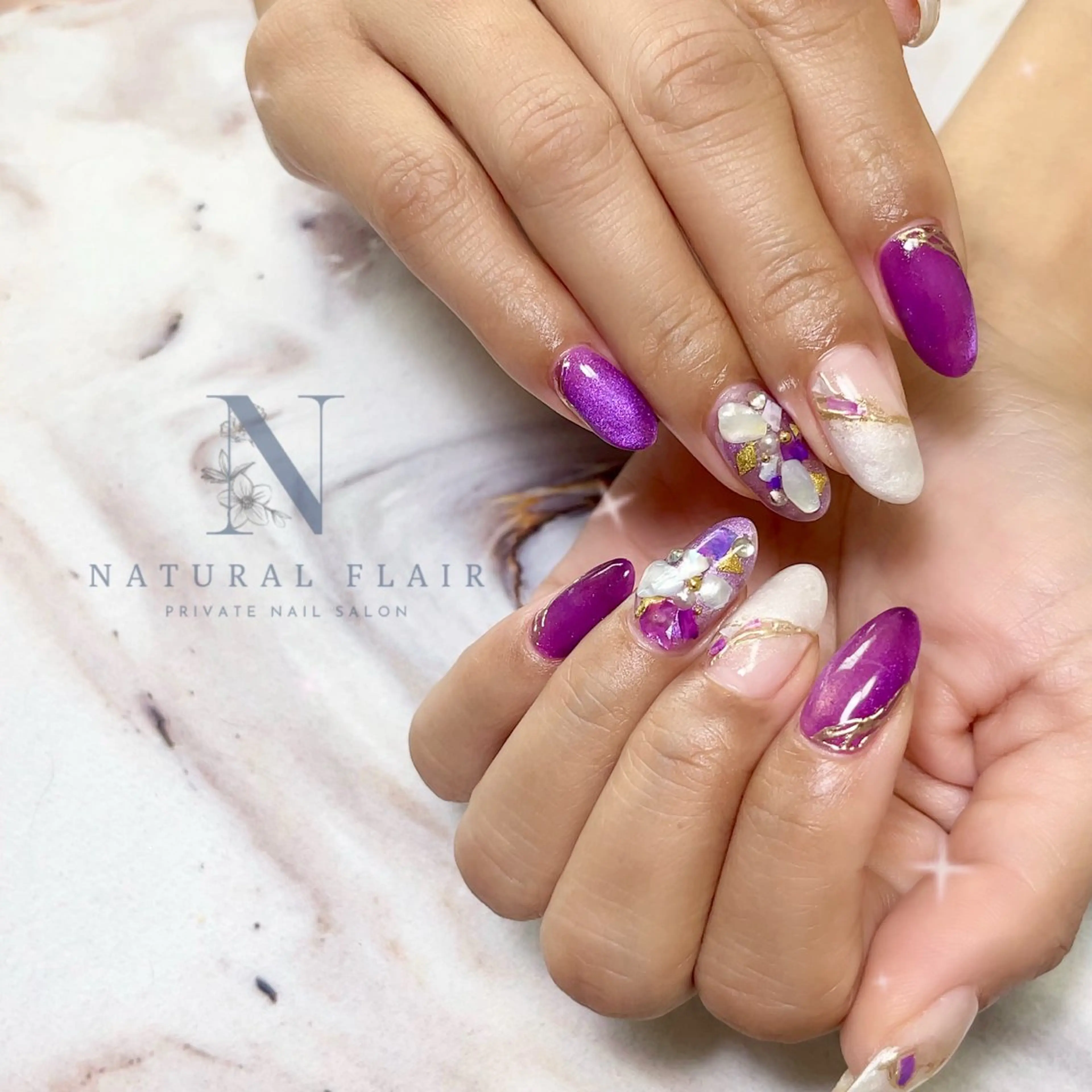 ネイル ハンドネイル natural flairのネイルデザイン