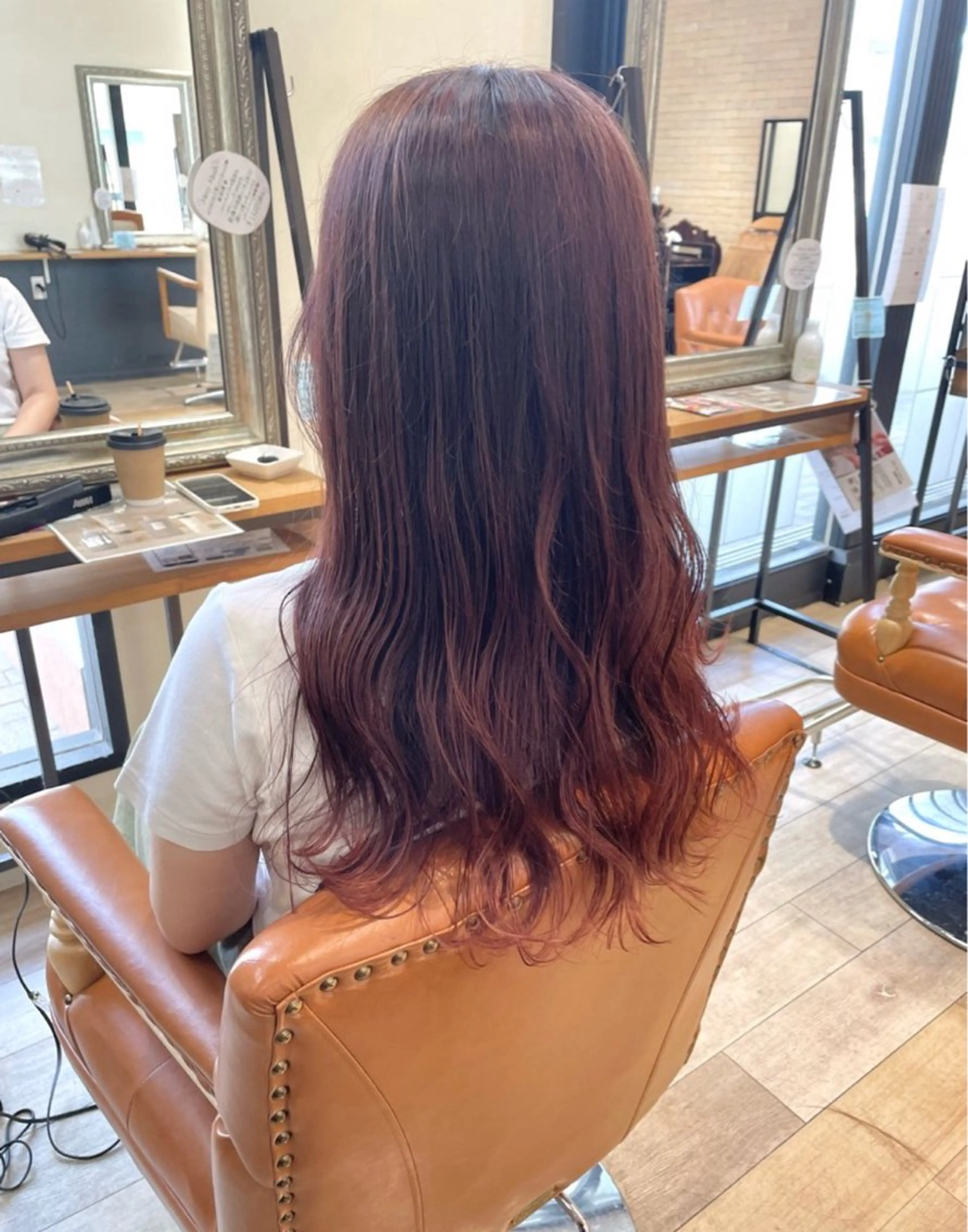 ロング カラー 松尾 遥花のヘアスタイル
