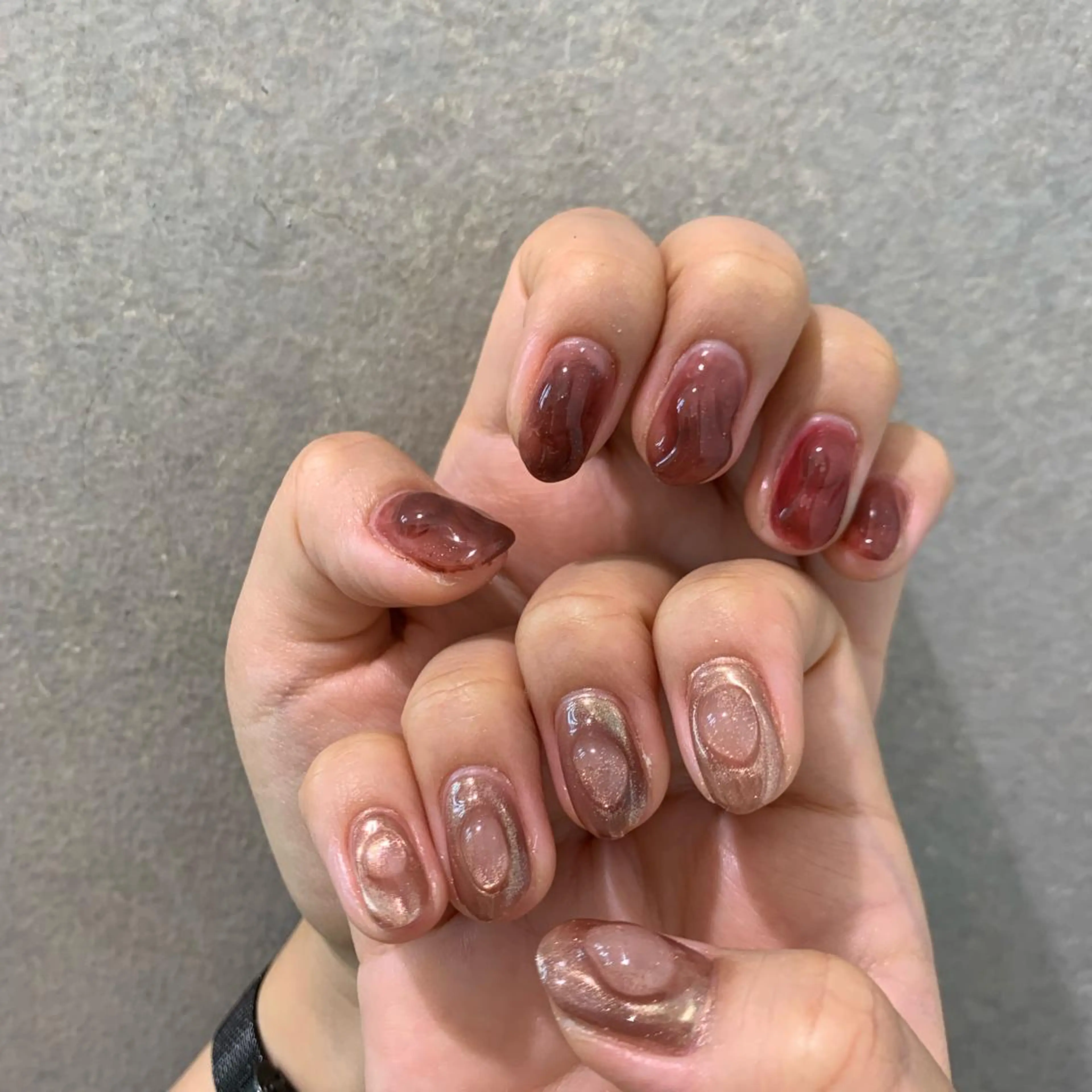 ネイル ハンドネイル 【淡色color/ nail】maikoのネイルデザイン