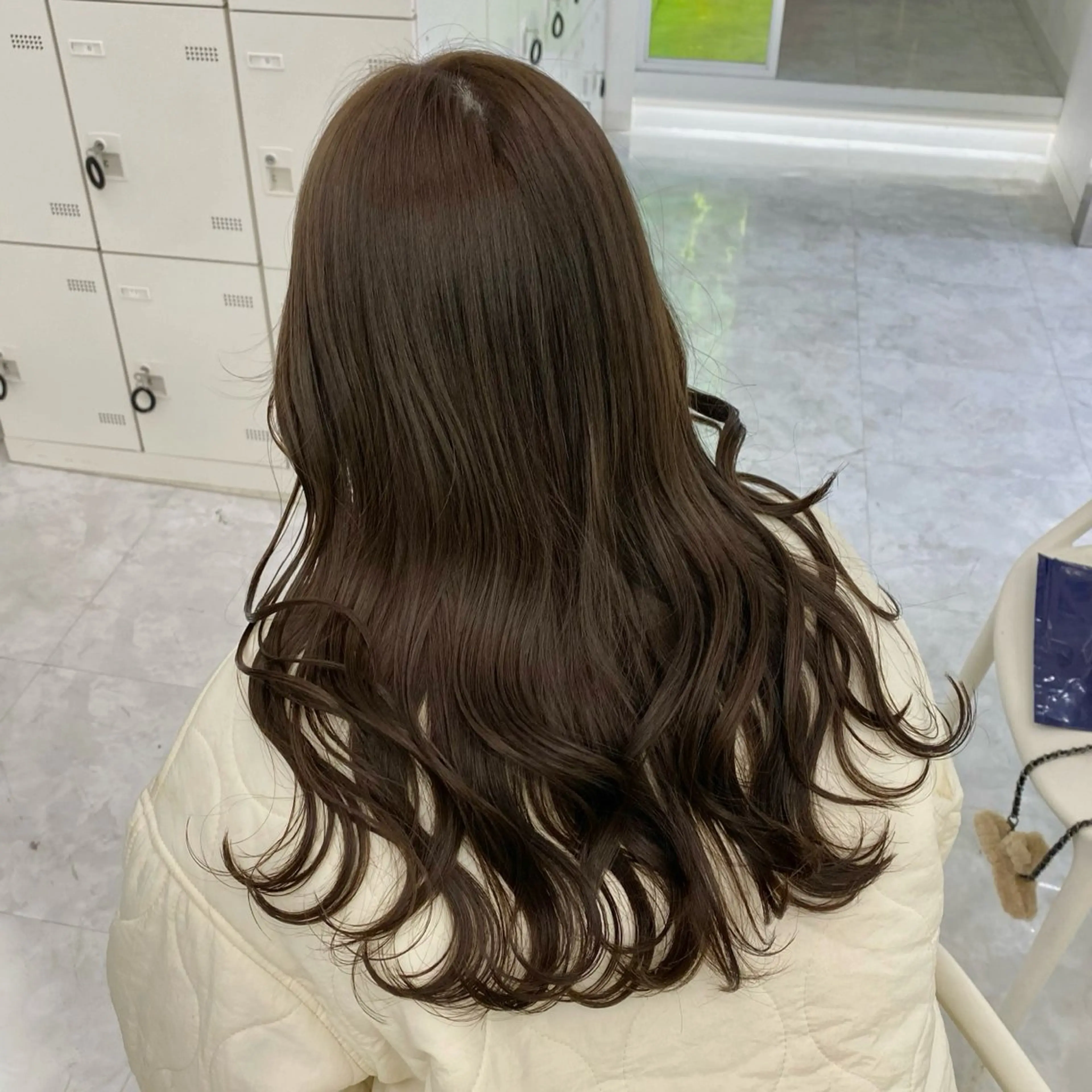 カラー ヘアカラー ヘアセット 🤍透明感グレージュ オリーブ🤍RINのヘアスタイル