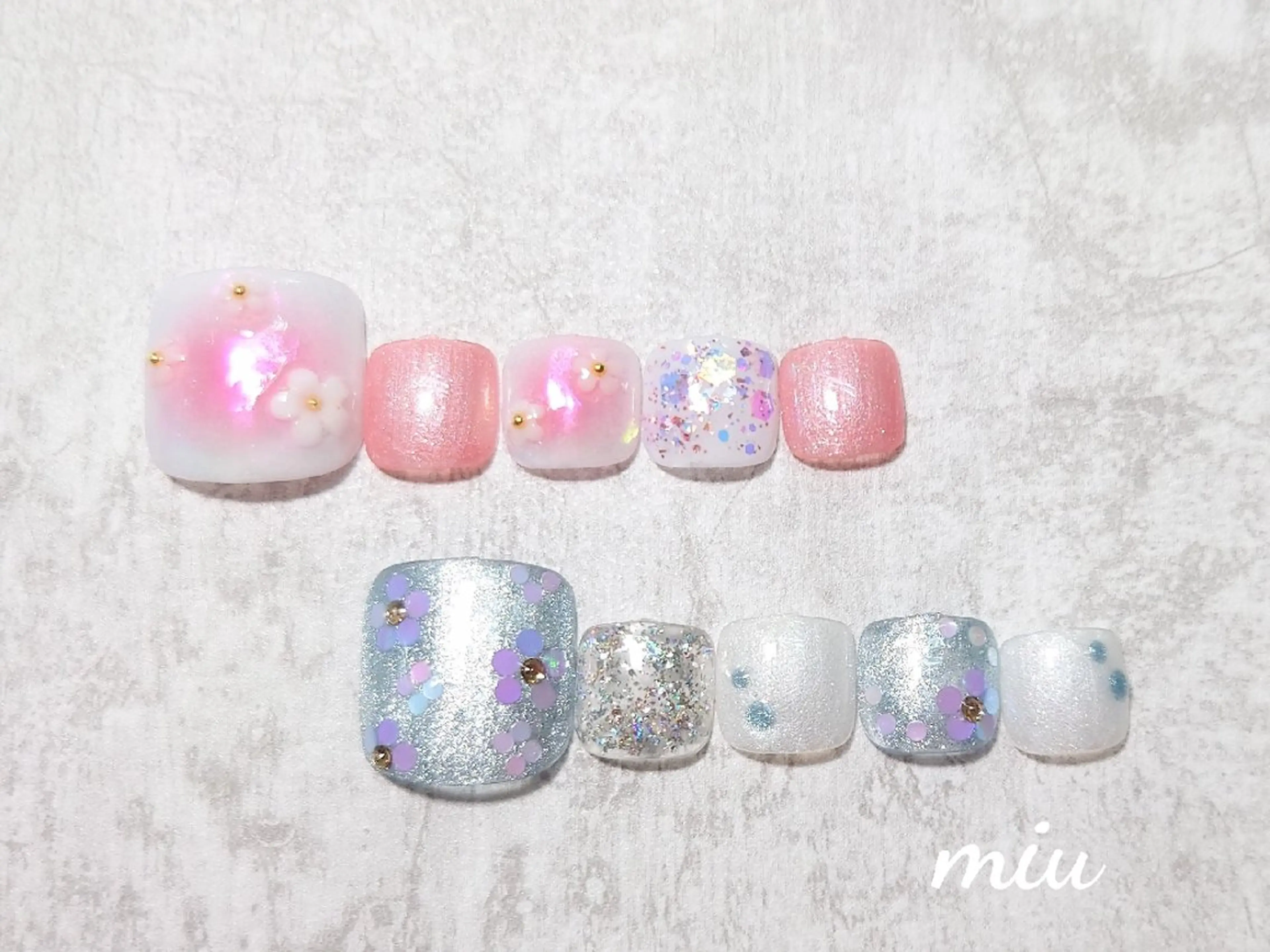 ネイル フットネイル miu nail亀戸 Momokaのネイルデザイン