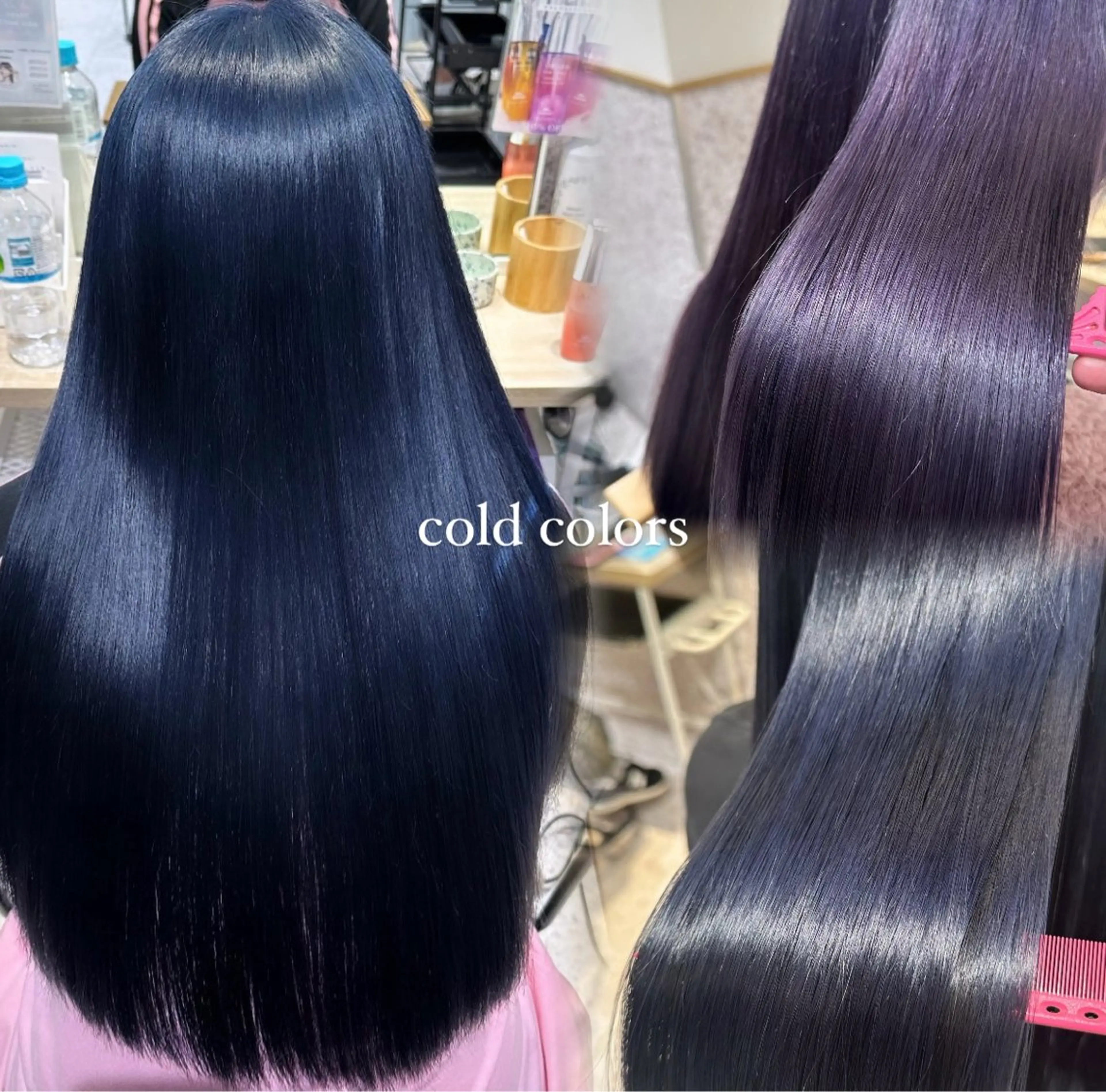カラー ダブルカラー イヤリングカラー ハイライトカラー ハイトーンカラー インナーカラー ハイトーン/艶カラー 🫧 ユイナのヘアスタイル