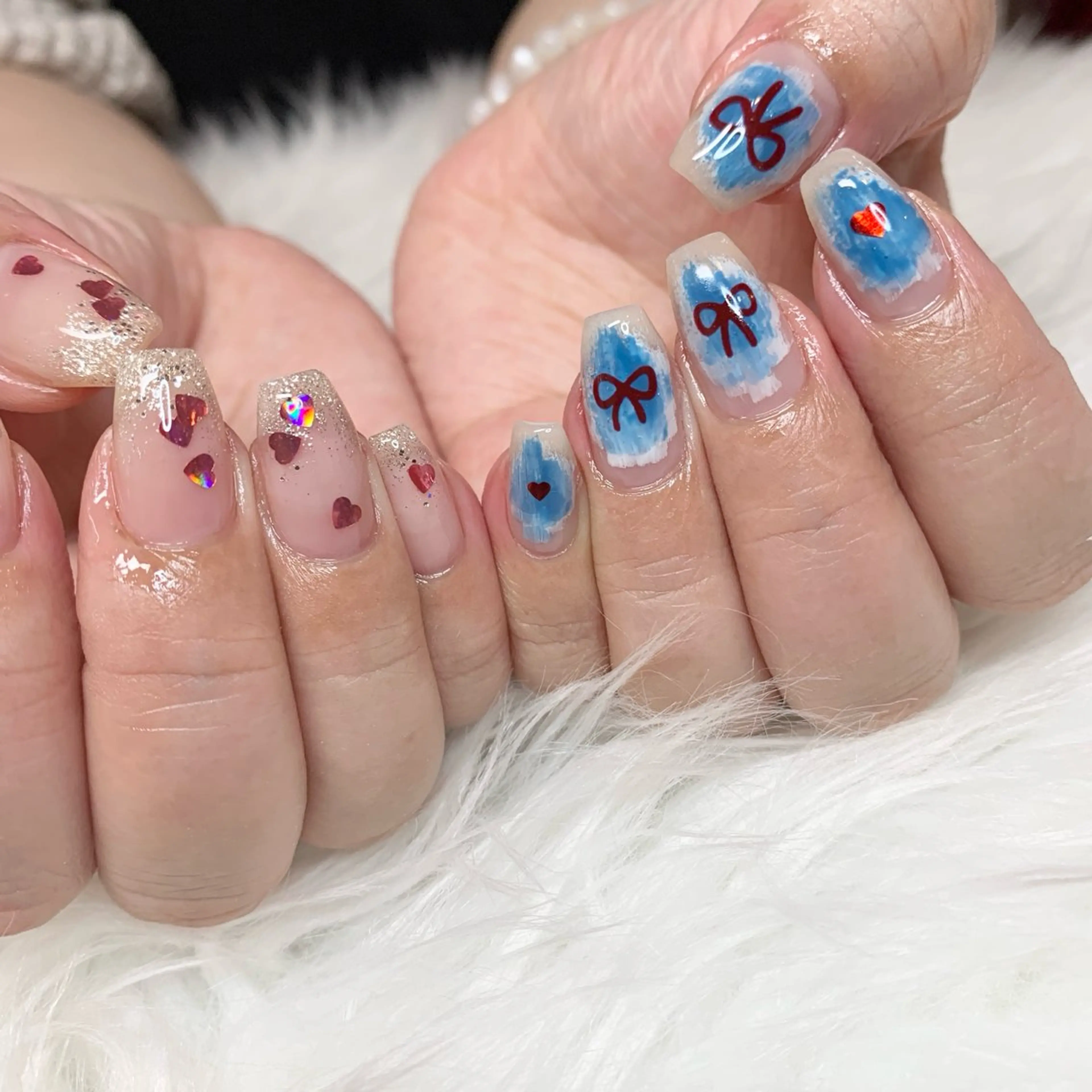 ネイル La neige* yuki 🥯🍑のネイルデザイン