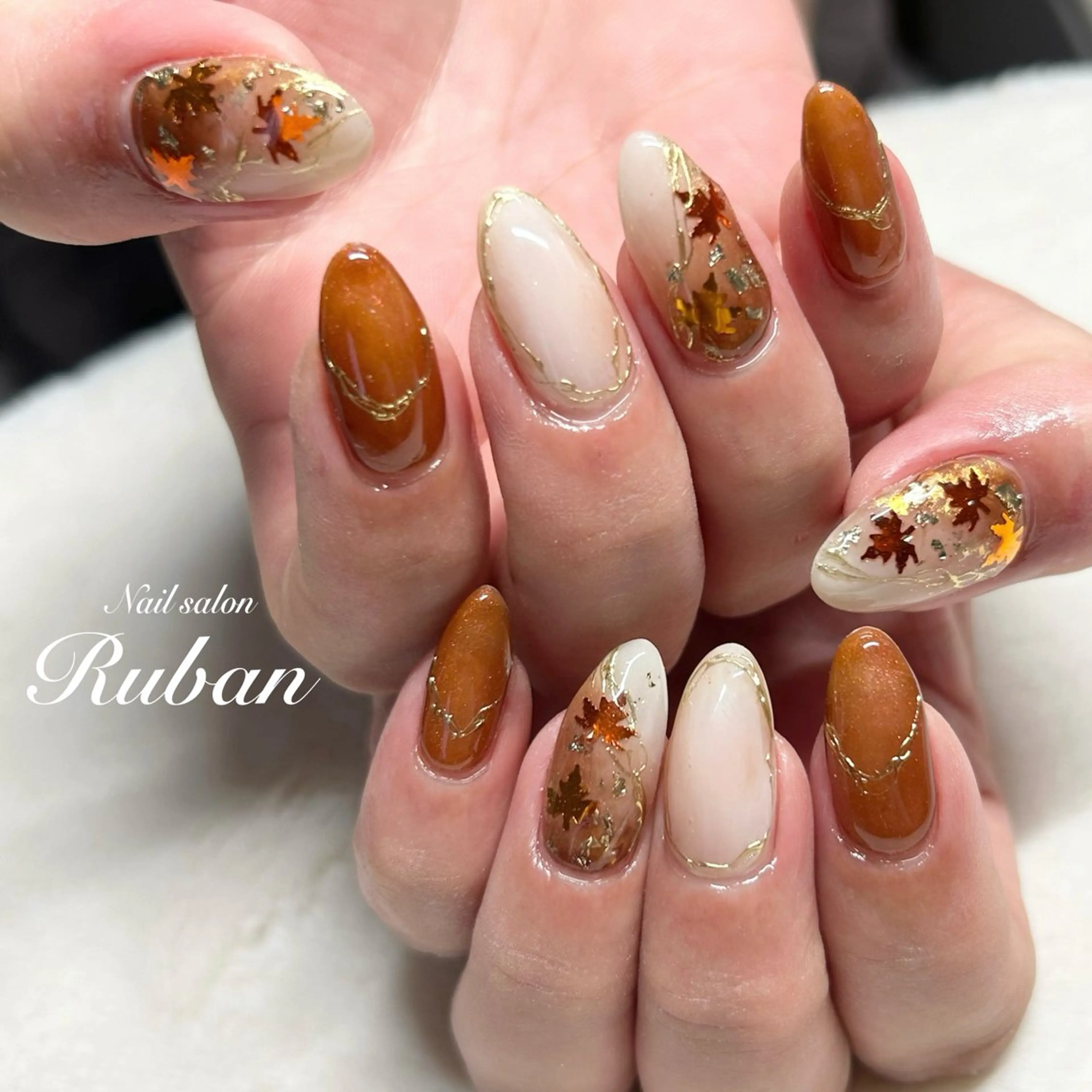 ネイル アートネイル 長さ出し 持ち込み スカルプネイル Nail salon Ruban所属・Nail salon Rubanのネイルデザイン