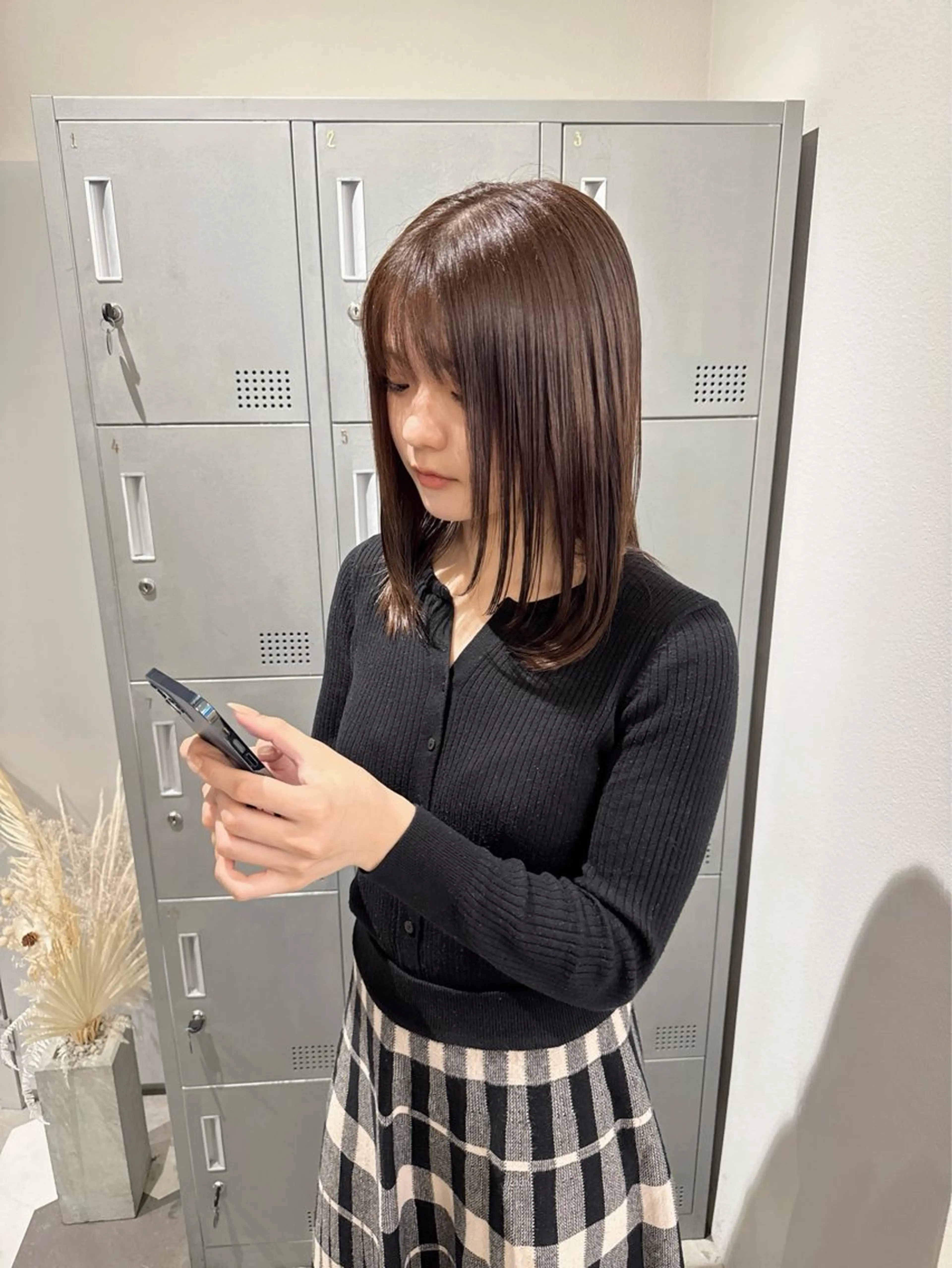 ミディアム カット ヘアカラー 【天満1艶髪】潤艶/ 髪質改善🌹釣本竜哉のヘアスタイル
