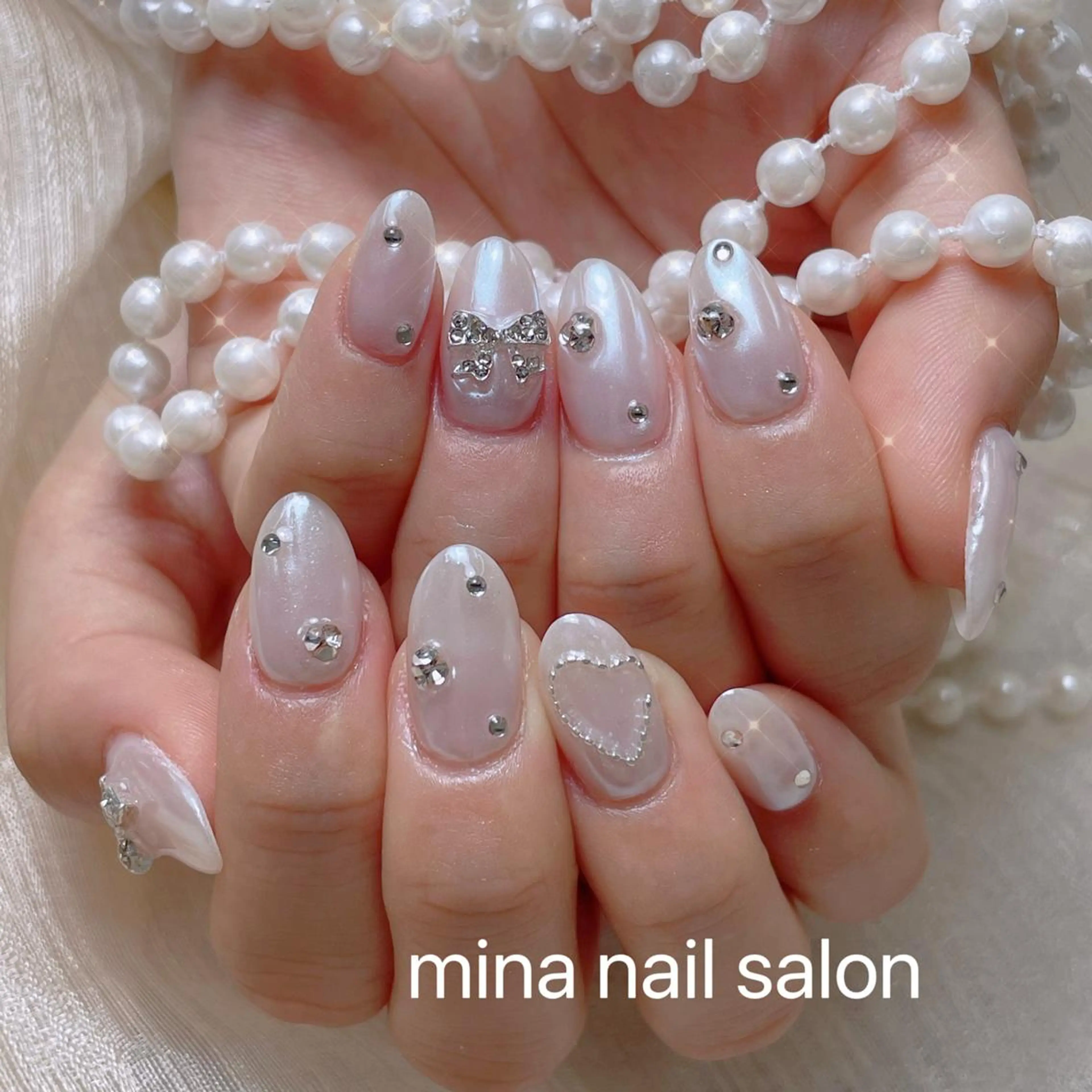 ネイル Mina🧸 韓国風ネイル🎀のネイルデザイン