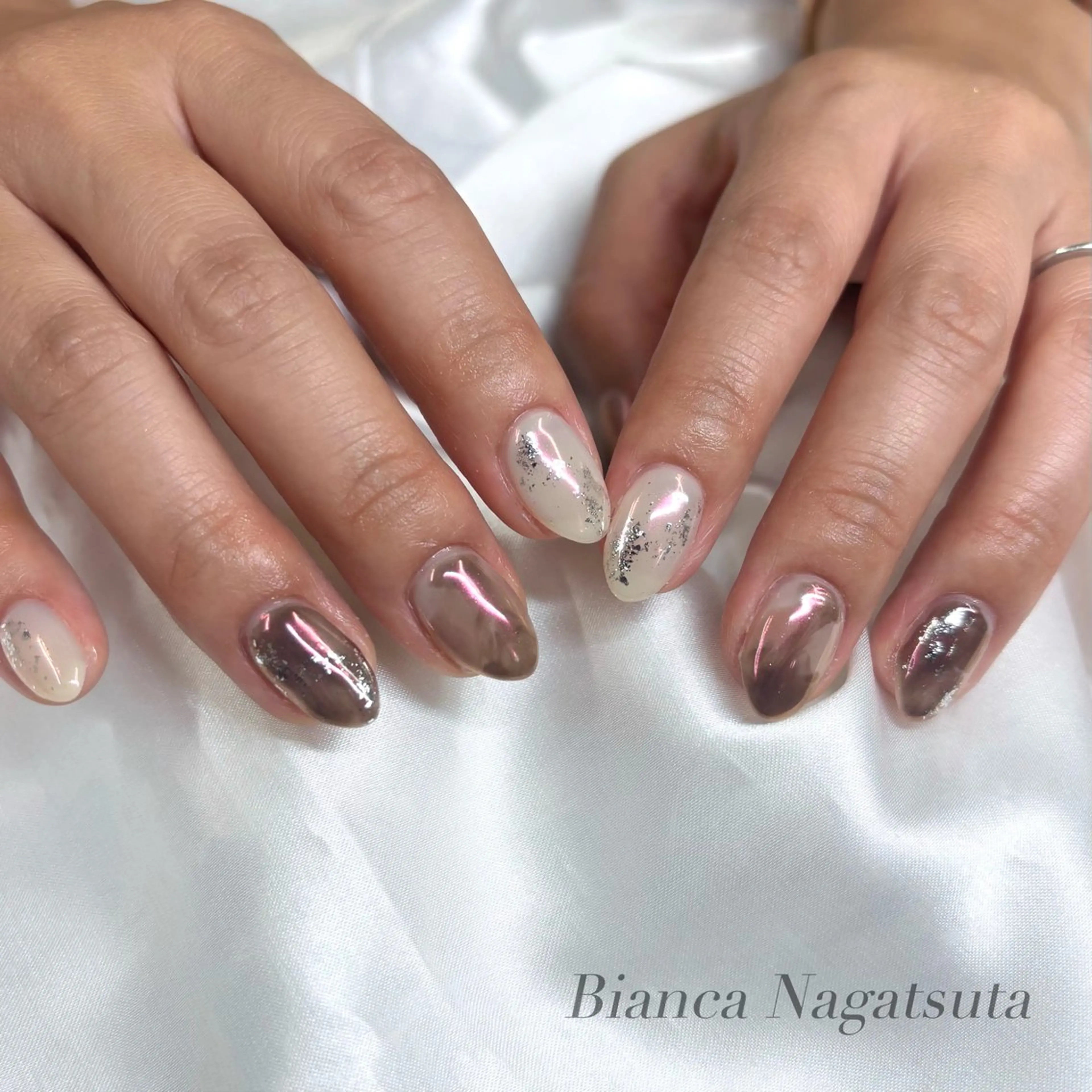 ネイル ハンドネイル Bianca長津田 mukaeのネイルデザイン