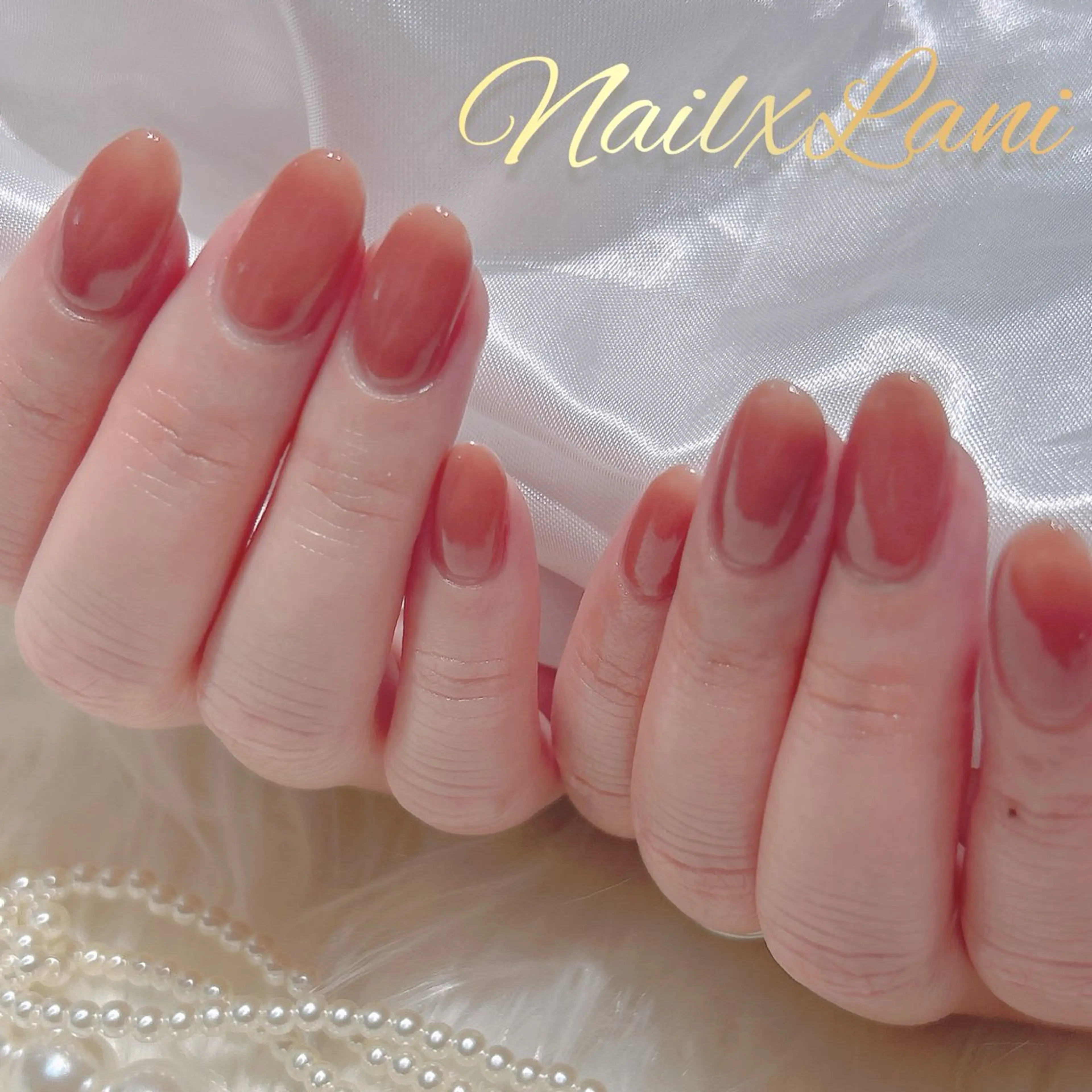 ネイル フットネイル ジェルネイル マグネットネイル パラジェル Nail×Lani 深爪矯正対応◎のネイルデザイン