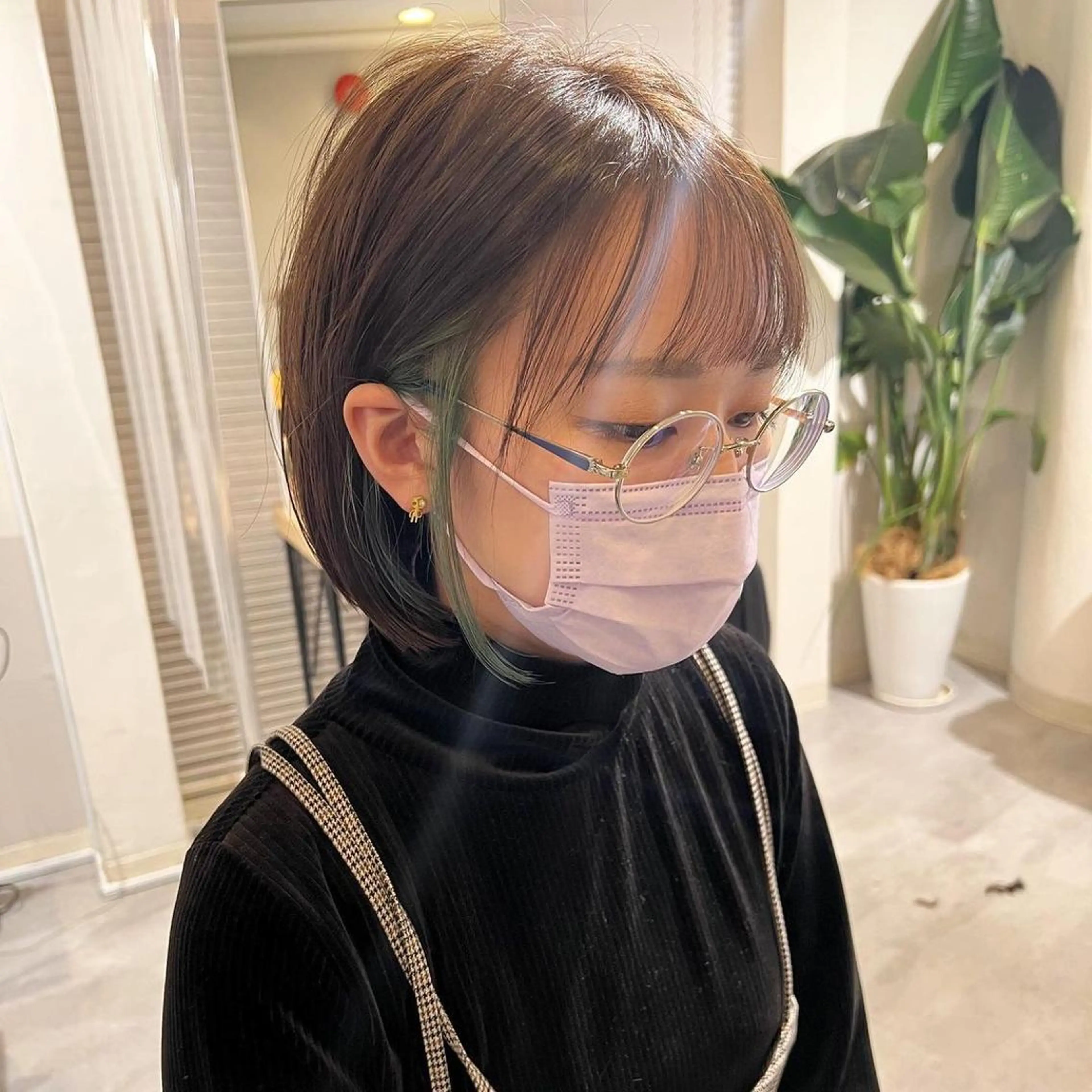 ショート カラー ブリーチ、髪質改善 Noe心斎橋店のヘアスタイル