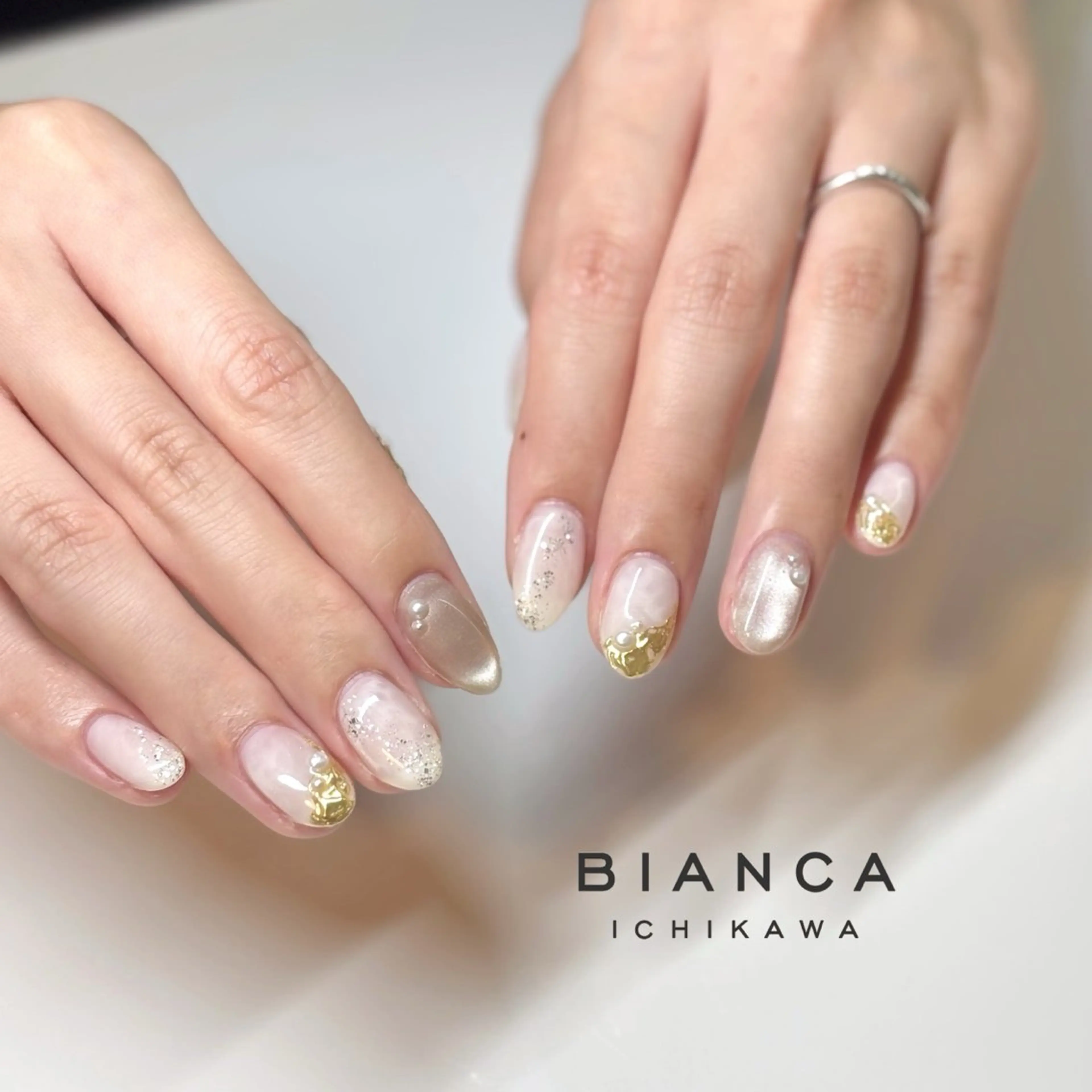 ネイル ハンドネイル 🕊️Bianca 児玉🕊️のネイルデザイン