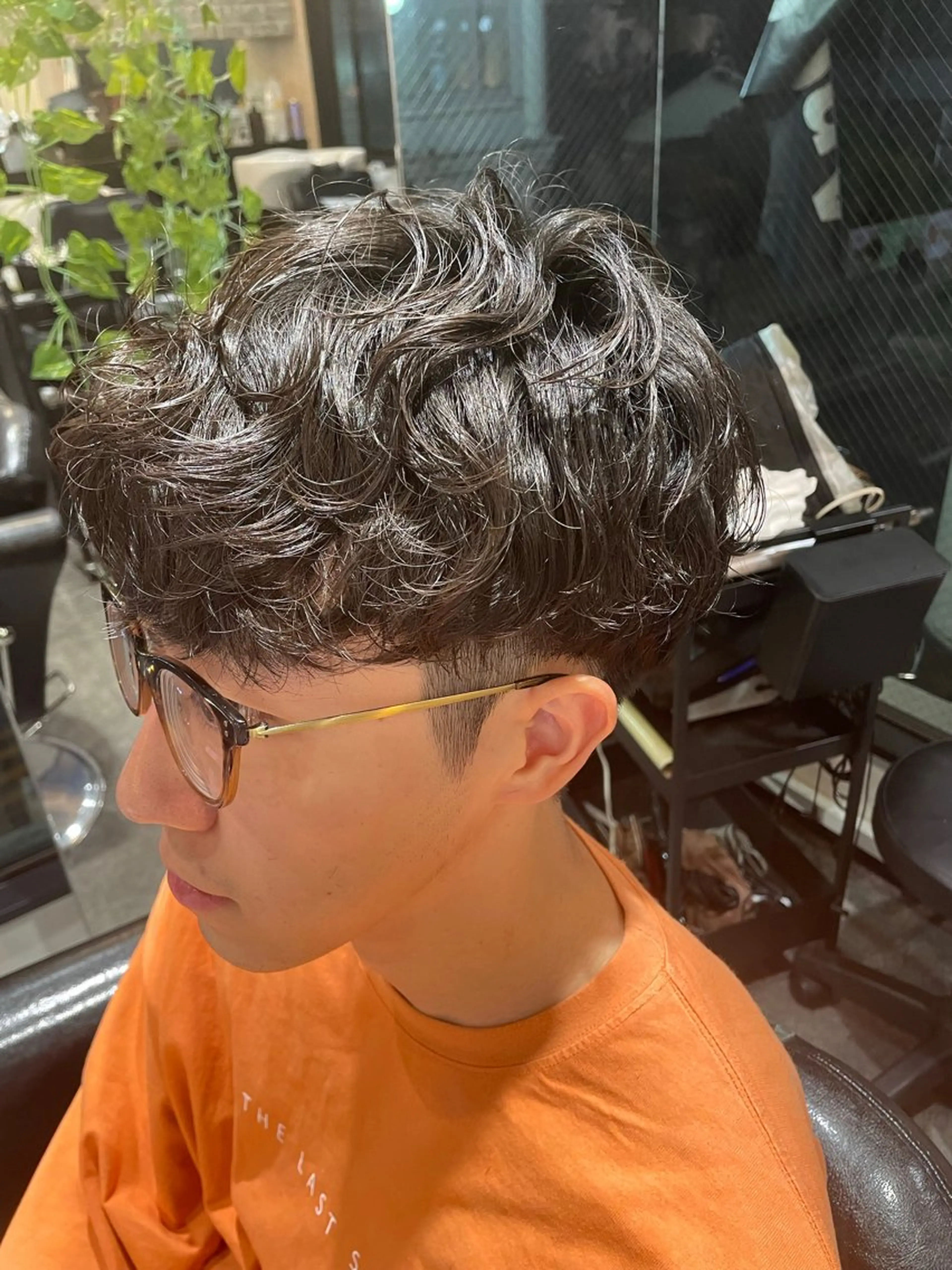 パーマ メンズ メンズヘア&眉毛整形 タナカフジのヘアスタイル