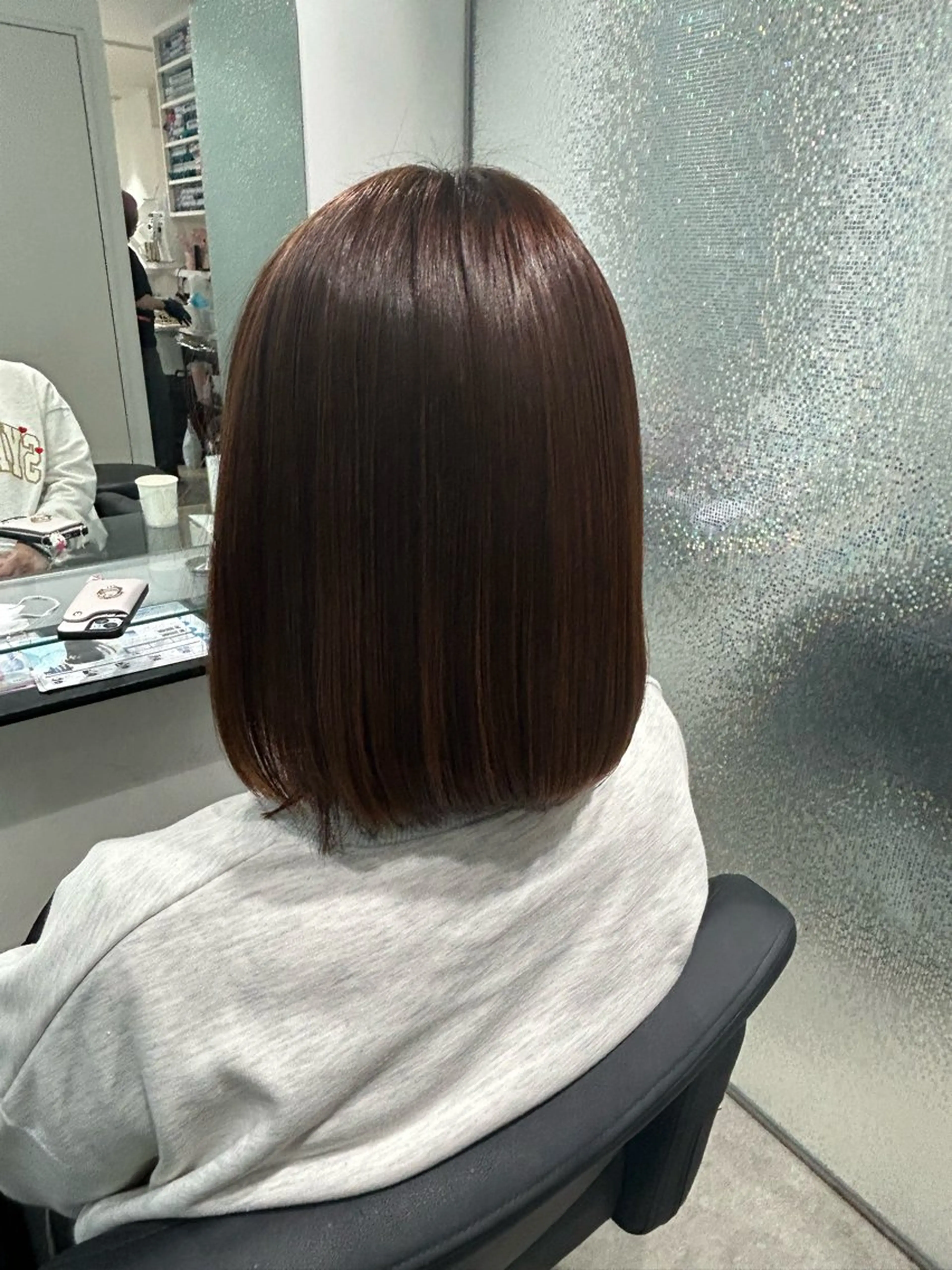 ボブカット+Premiereワンカラー🦋.*˚/美容液入り ※シャンプーブロープラス料金なしの写真