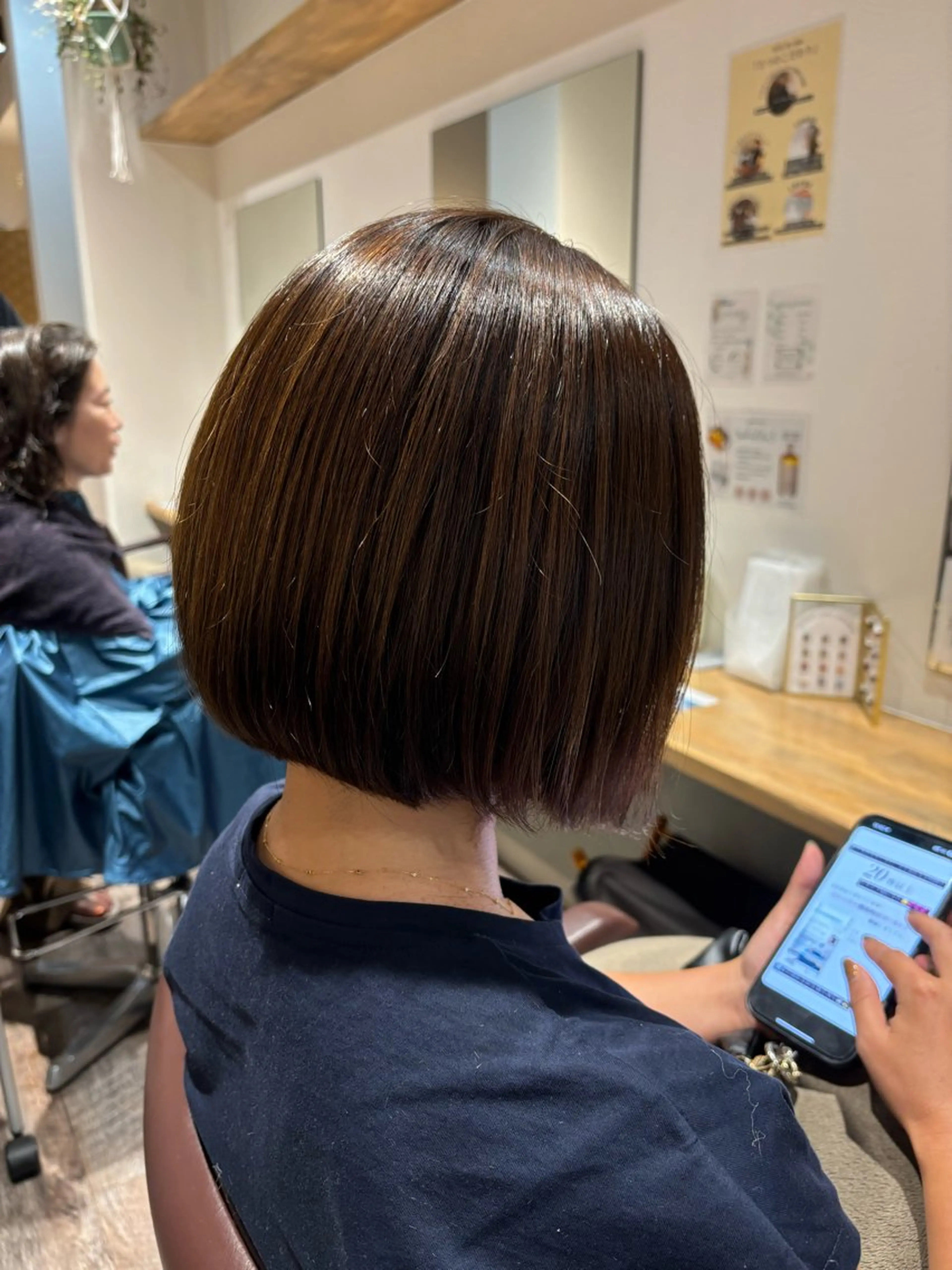 ミディアム カット ヘアカラー トリートメント マツムラ ミサキのマツエク・マツパデザイン