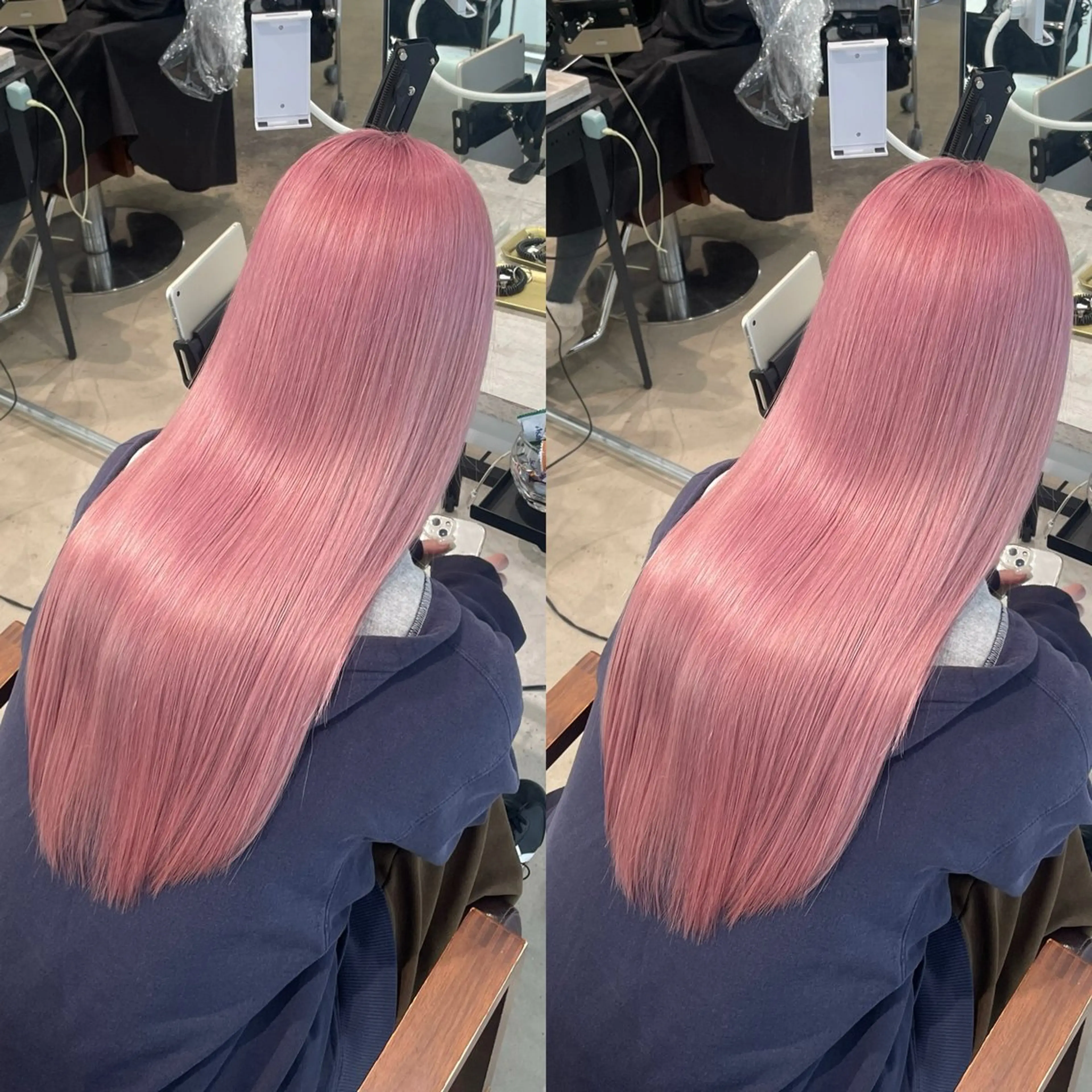 ロング ヘアカラー トリートメント youres hair 新宿3丁目店所属・💎髪質改善✖︎ ハイトーン💎柴田のヘアスタイル