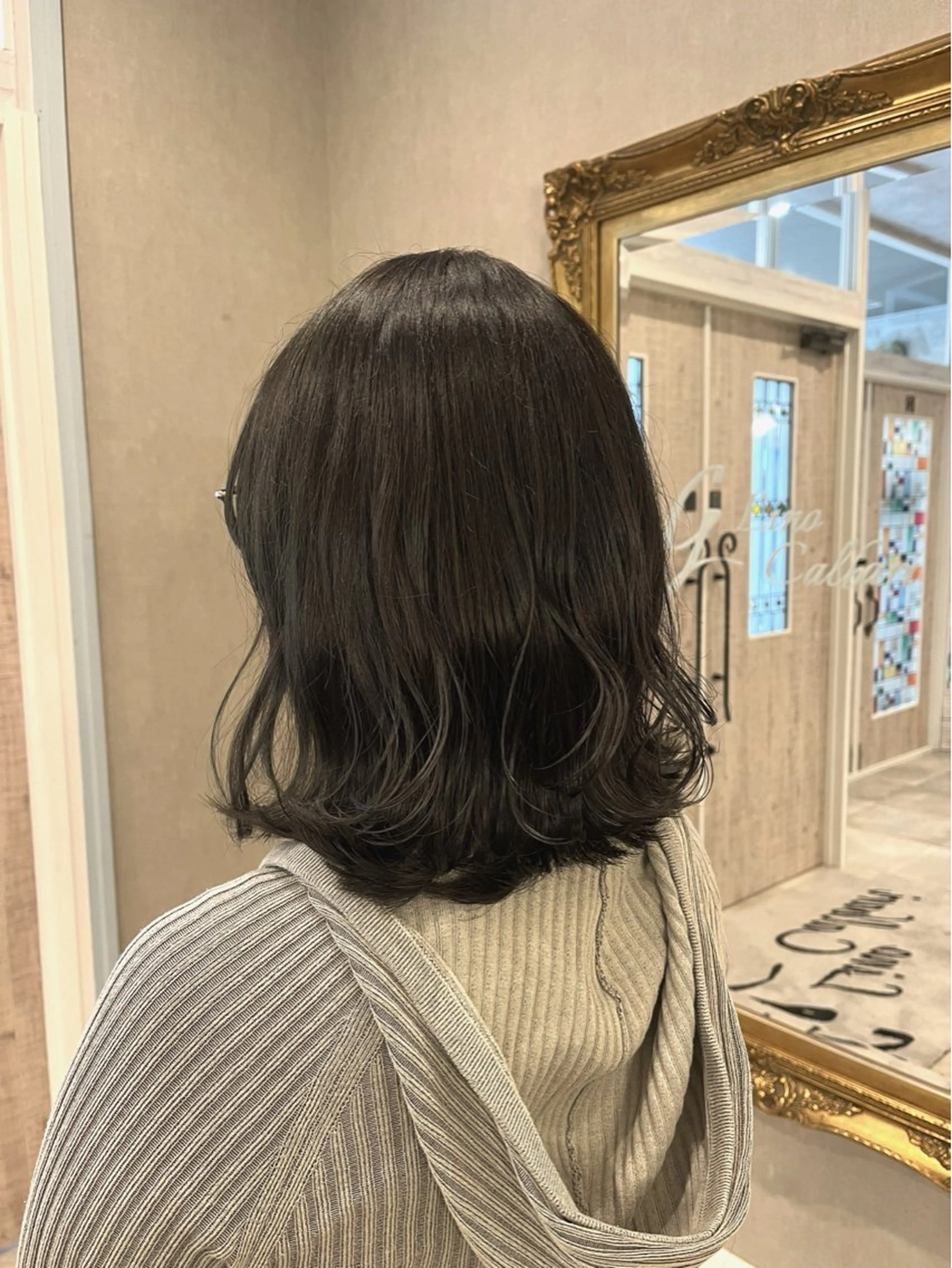 ミディアム ヘアカラー Calbari 中田 莉紗/奥州市水沢のヘアスタイル
