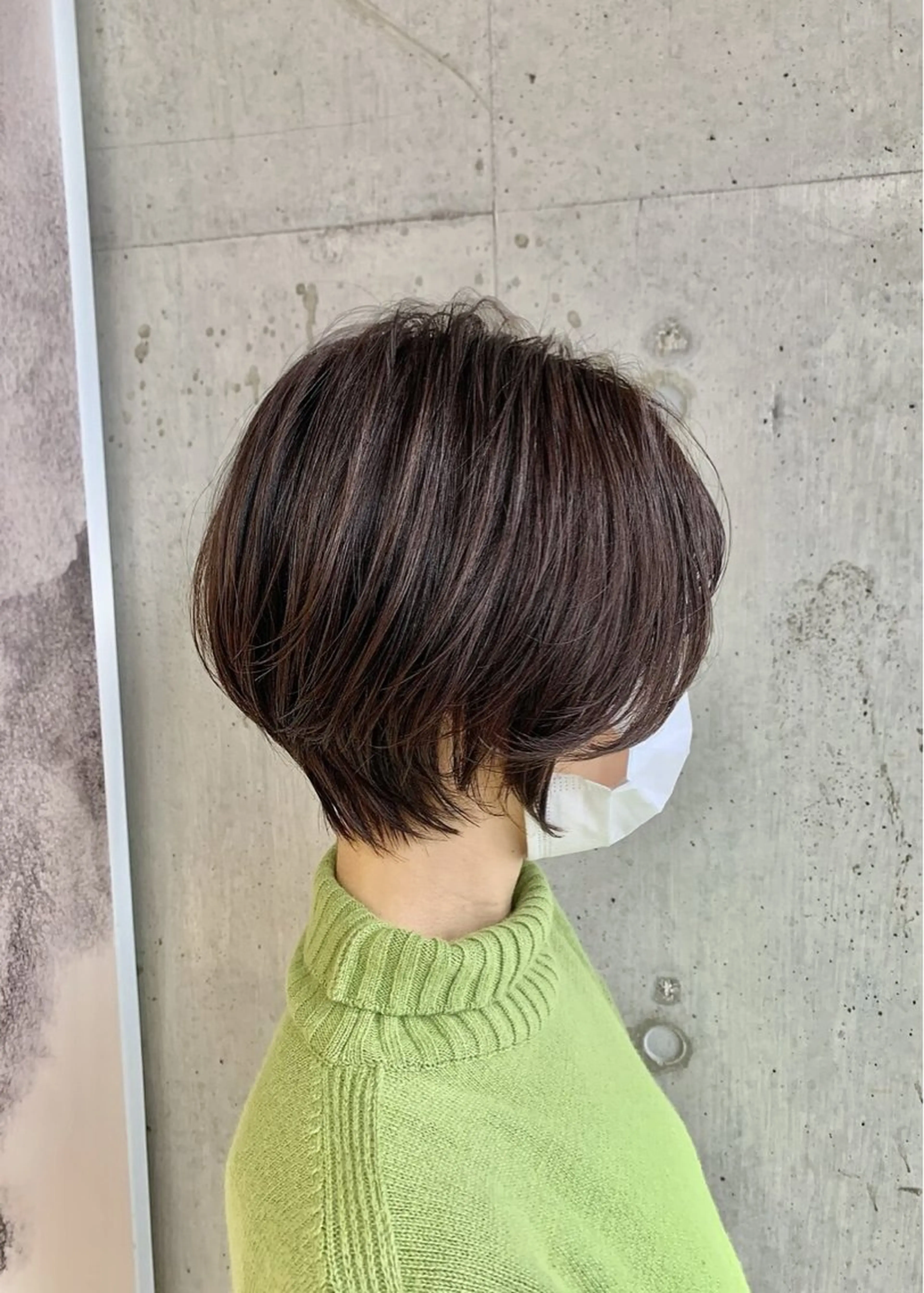 ショート ショートボブ ボブ ショートヘア hoNua. 栄/透明感カラーのヘアスタイル