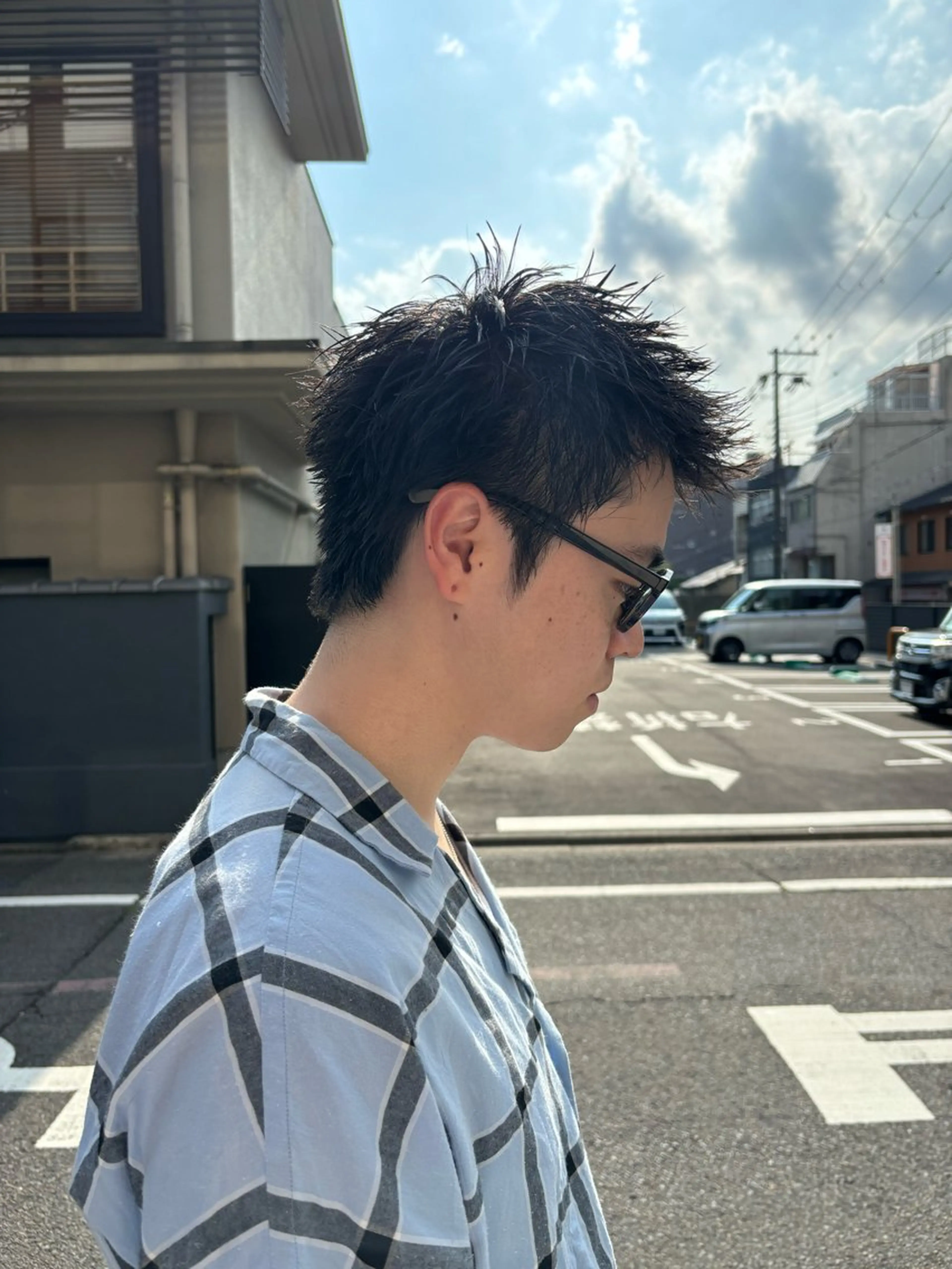 メンズ スパイキーショート カット darts所属・マツダ レンのヘアスタイル