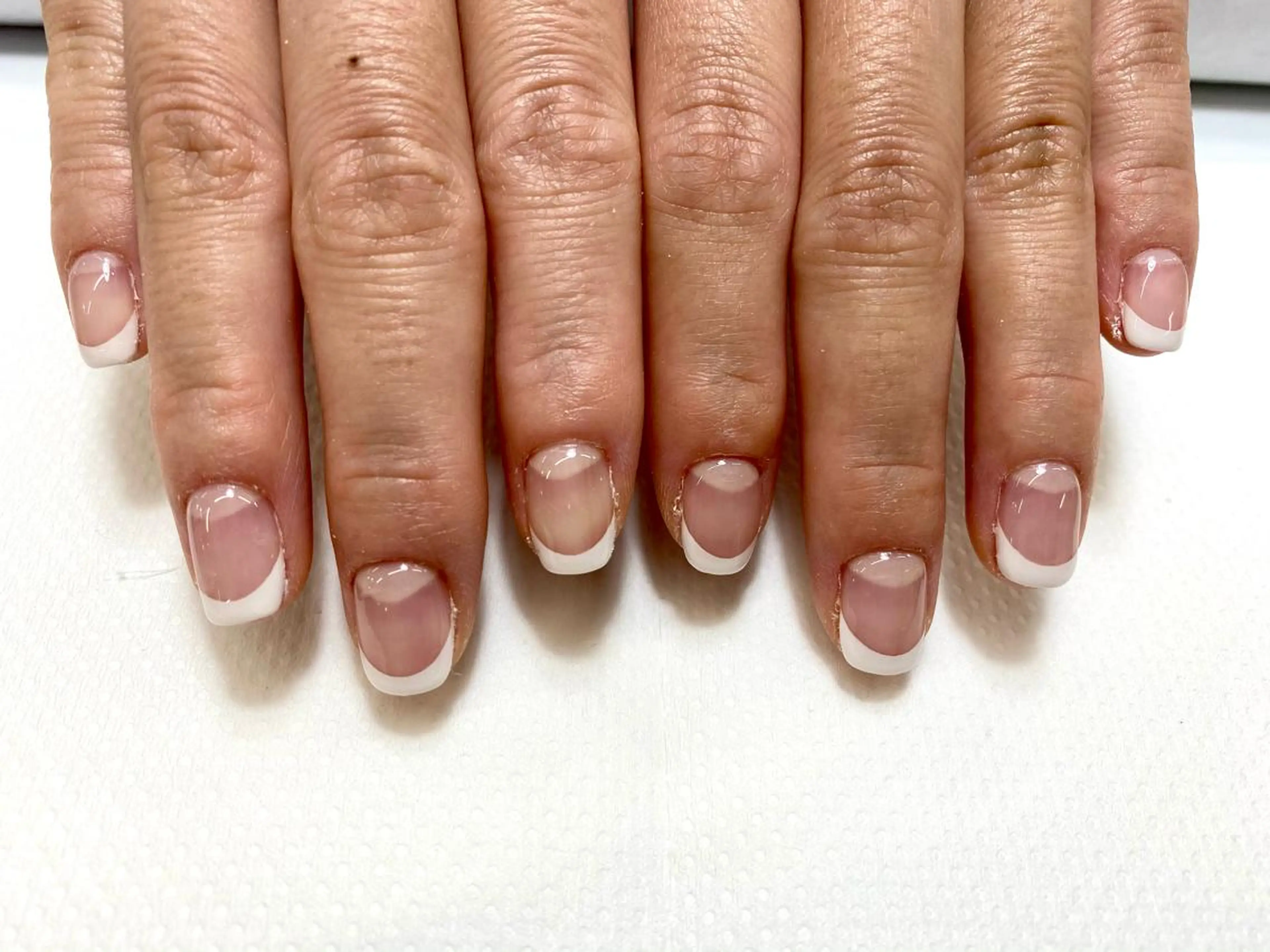 ネイル クリアネイル フレンチネイル 巻き爪補正 Umber　Miyaのネイルデザイン