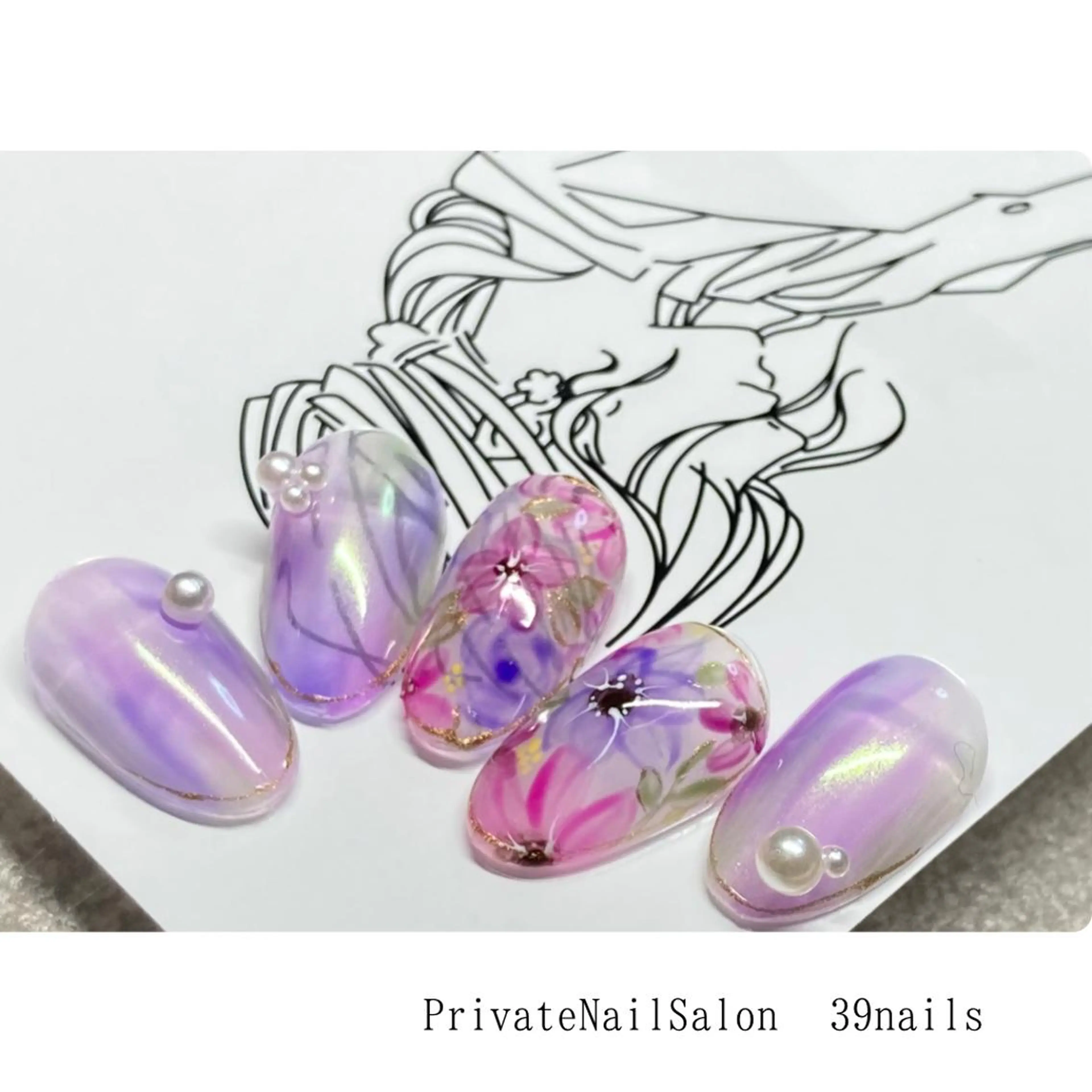 ネイル 39-nails EharaMikuのネイルデザイン