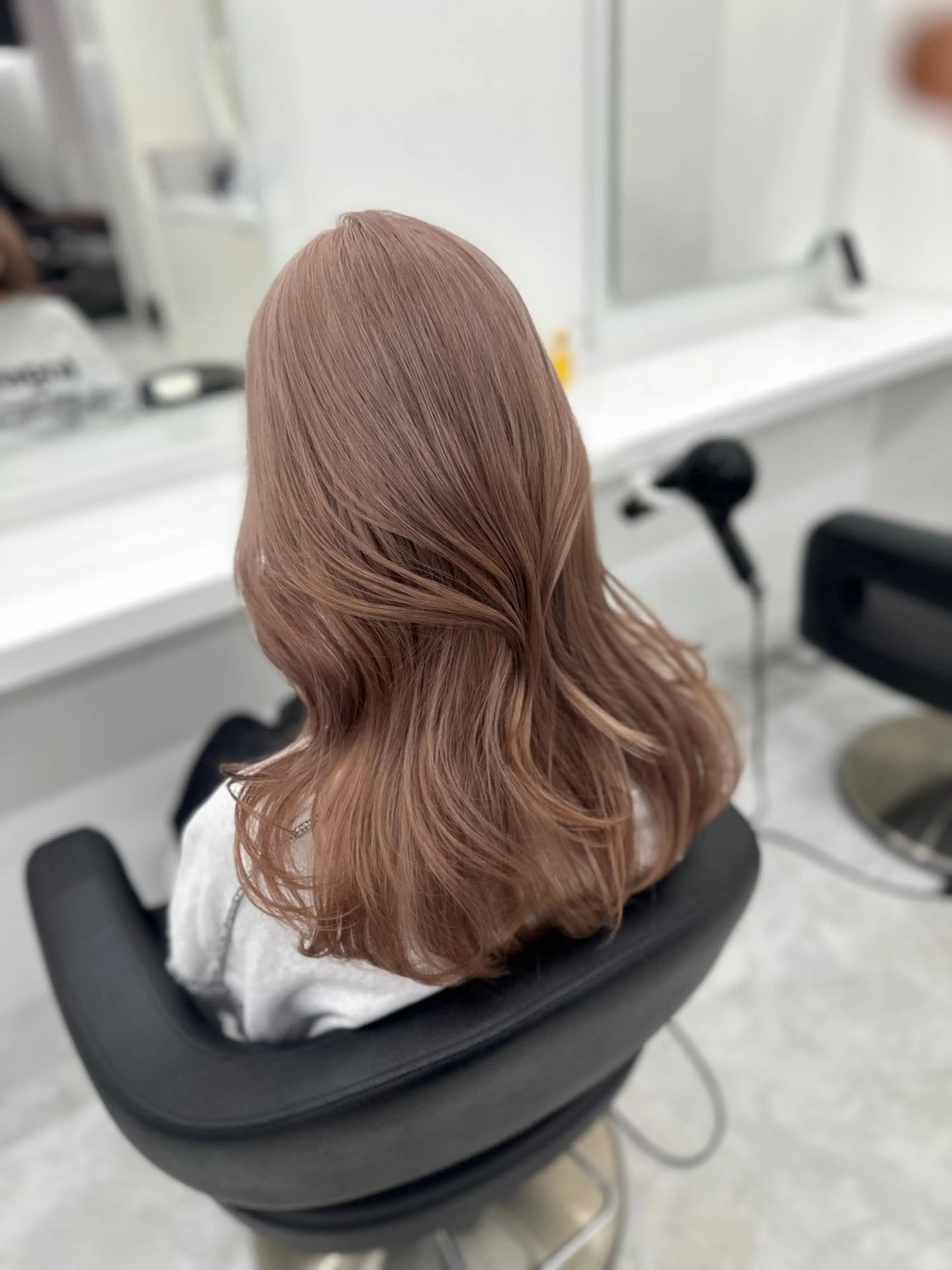 ロング カラー パーマ ヘアアレンジ メンズ キッズ ♥️韓国ヘア レイヤー♥️ゆりのヘアスタイル