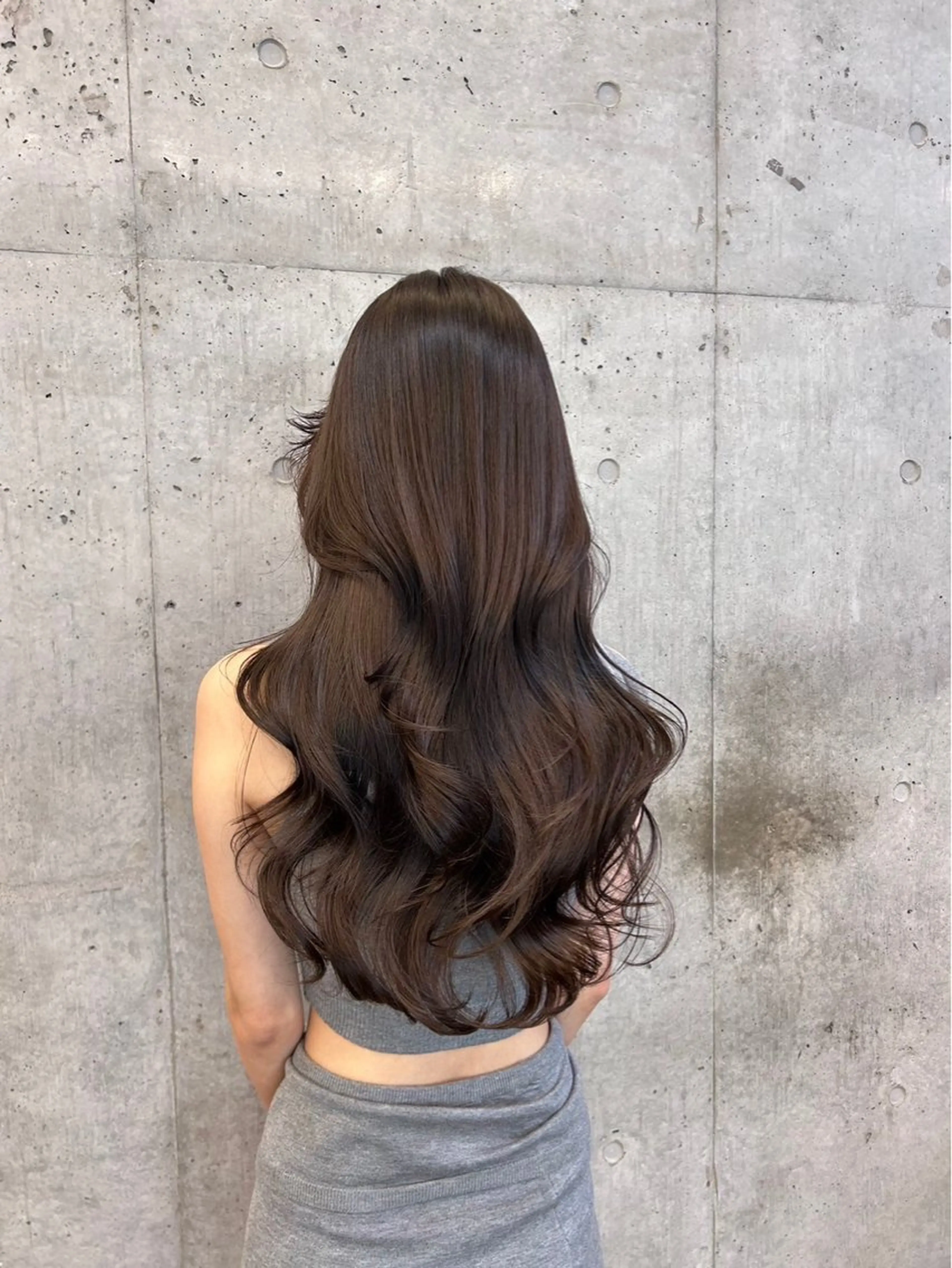 ロング カラー ブラウンカラー ANLY. 明治神宮前所属・アレンジ/暖色カラー 🐇🤍もものヘアスタイル