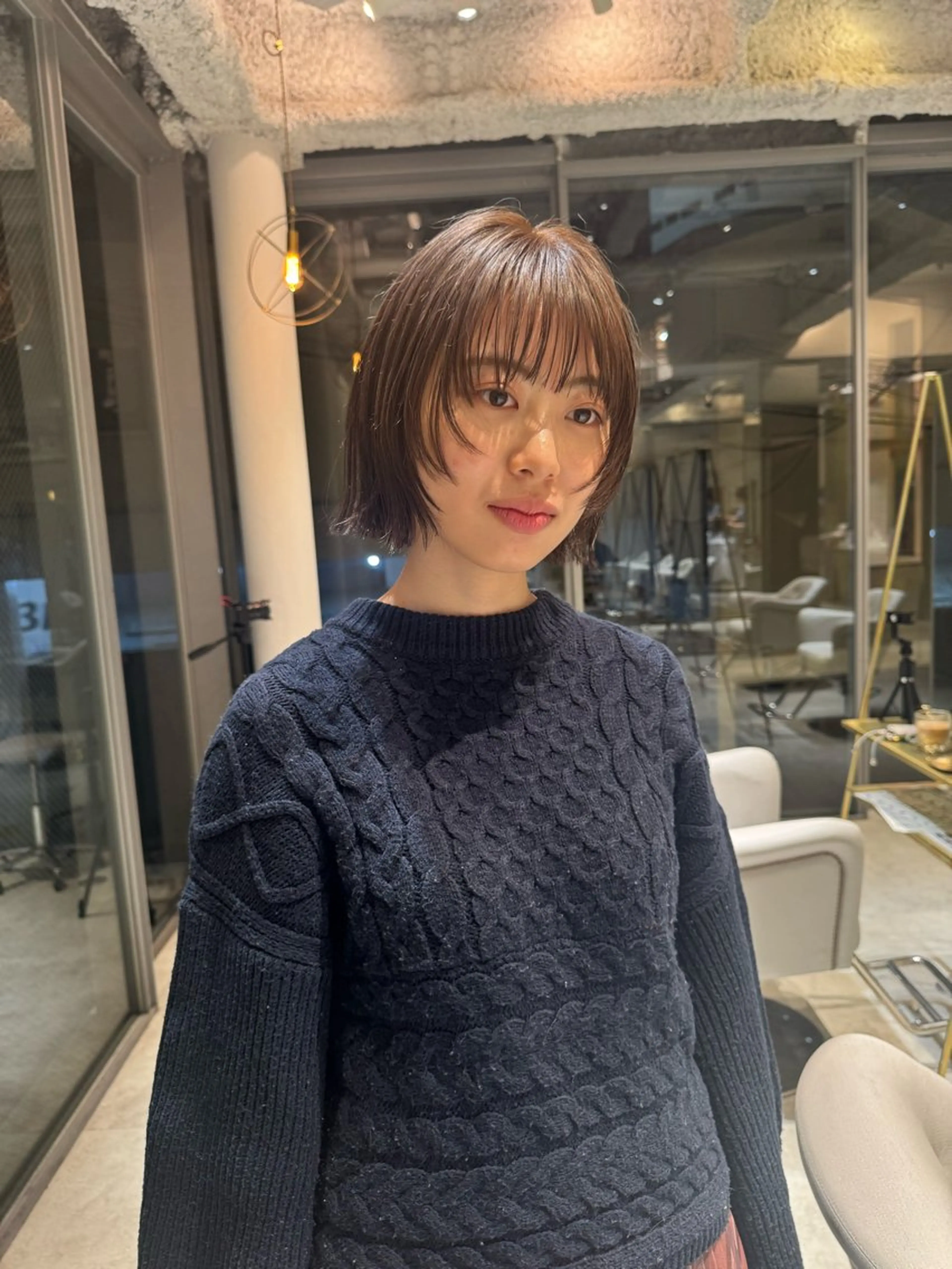ショート カット ヘアカラー M.SLASH表参道所属・🩵垢抜けボブ /ミニボブ🩵しおのヘアスタイル