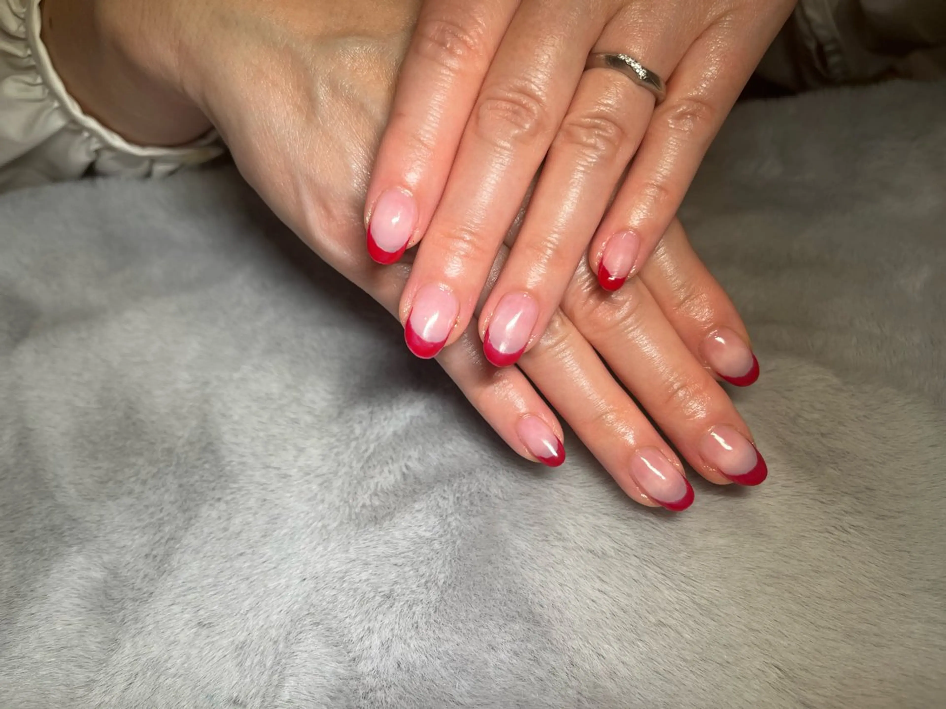 ネイル フレンチネイル グラデーション Re. nail salonのネイルデザイン
