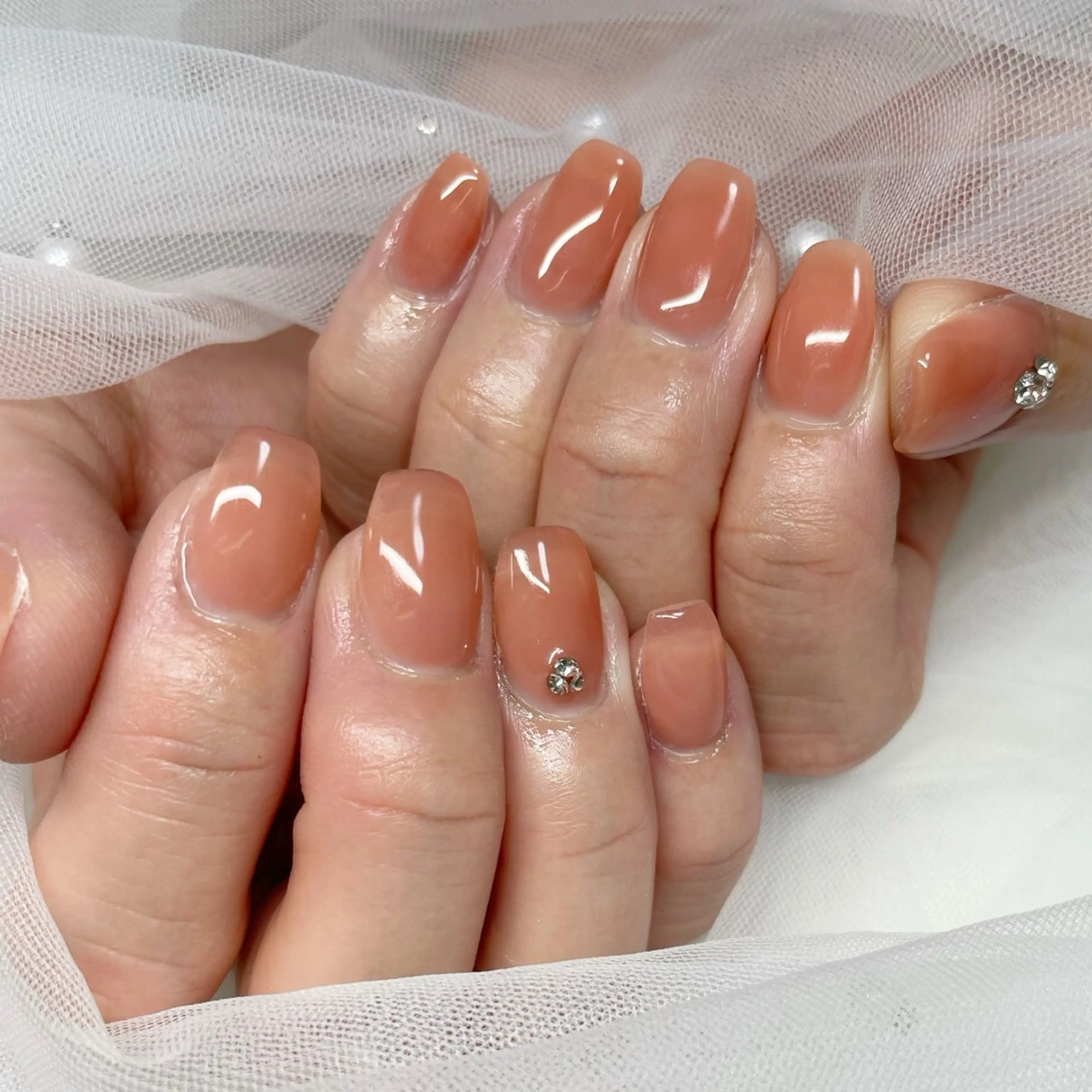 ネイル ストーンネイル ハンドネイル nailsalon SANANAILのネイルデザイン