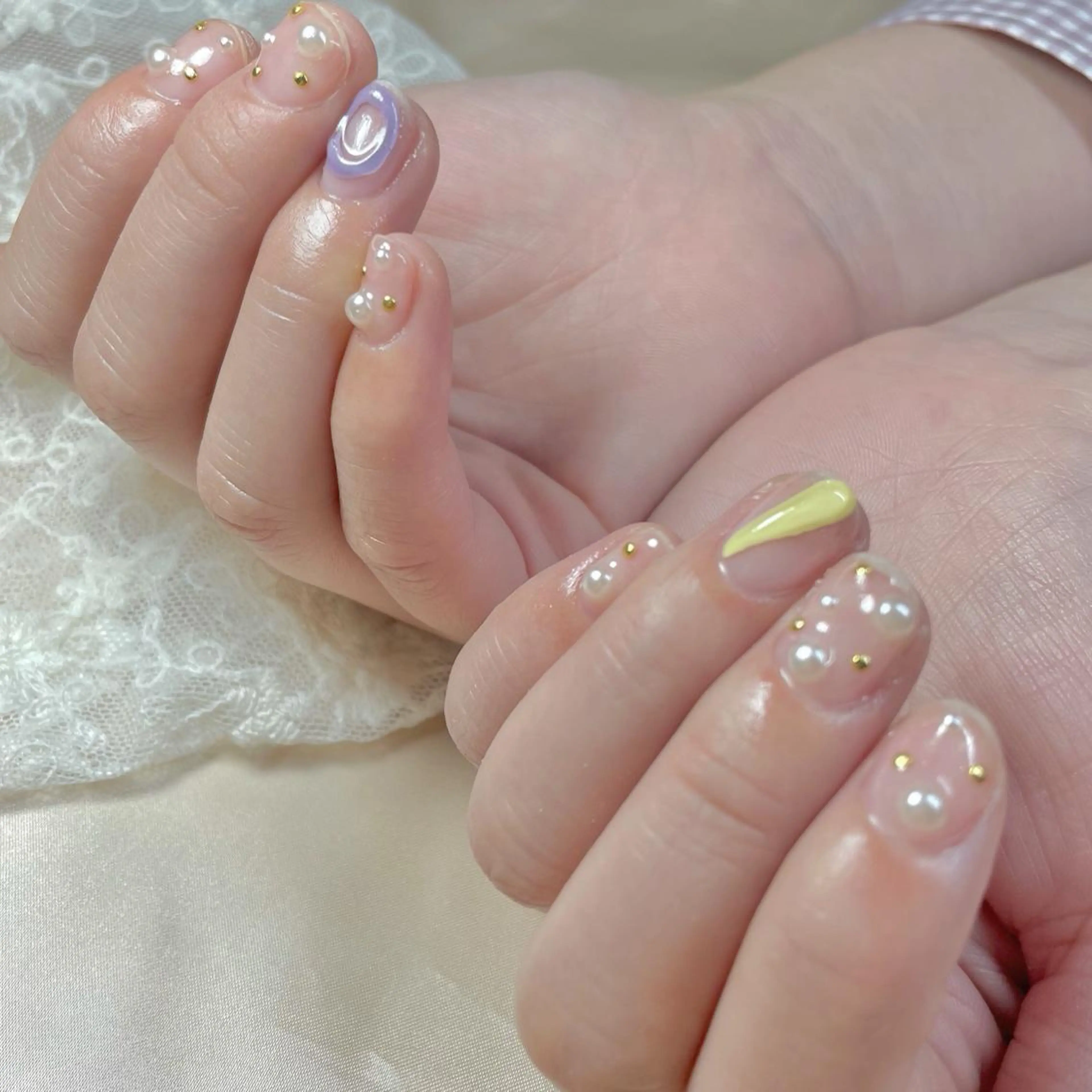 ネイル ミルフィーユ /Tomoeのネイルデザイン