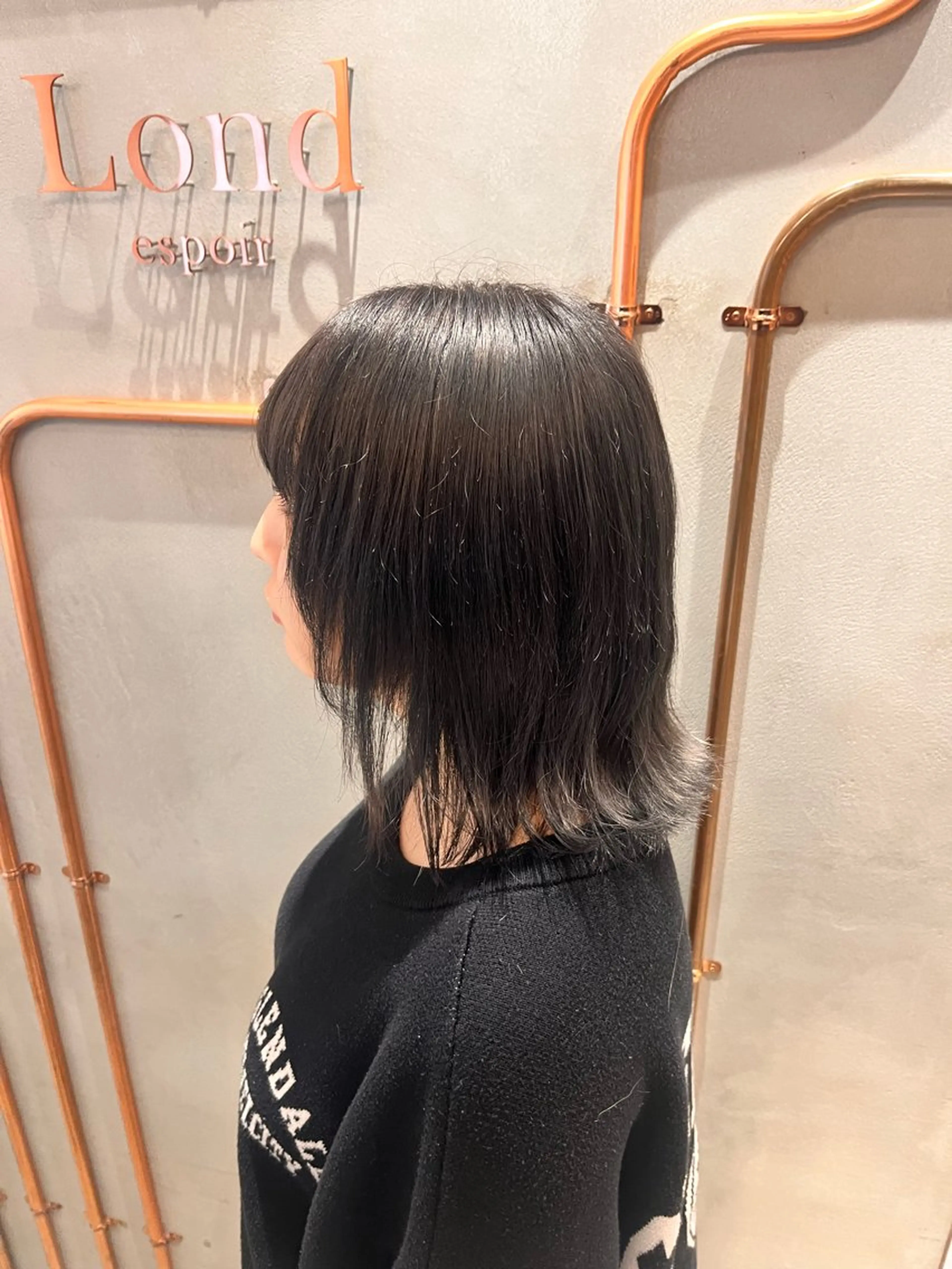 【🫧‪寒色限定🦋⸝꙳.⋆】ブリーチなしワンカラー＋うる艶トリートメントの写真