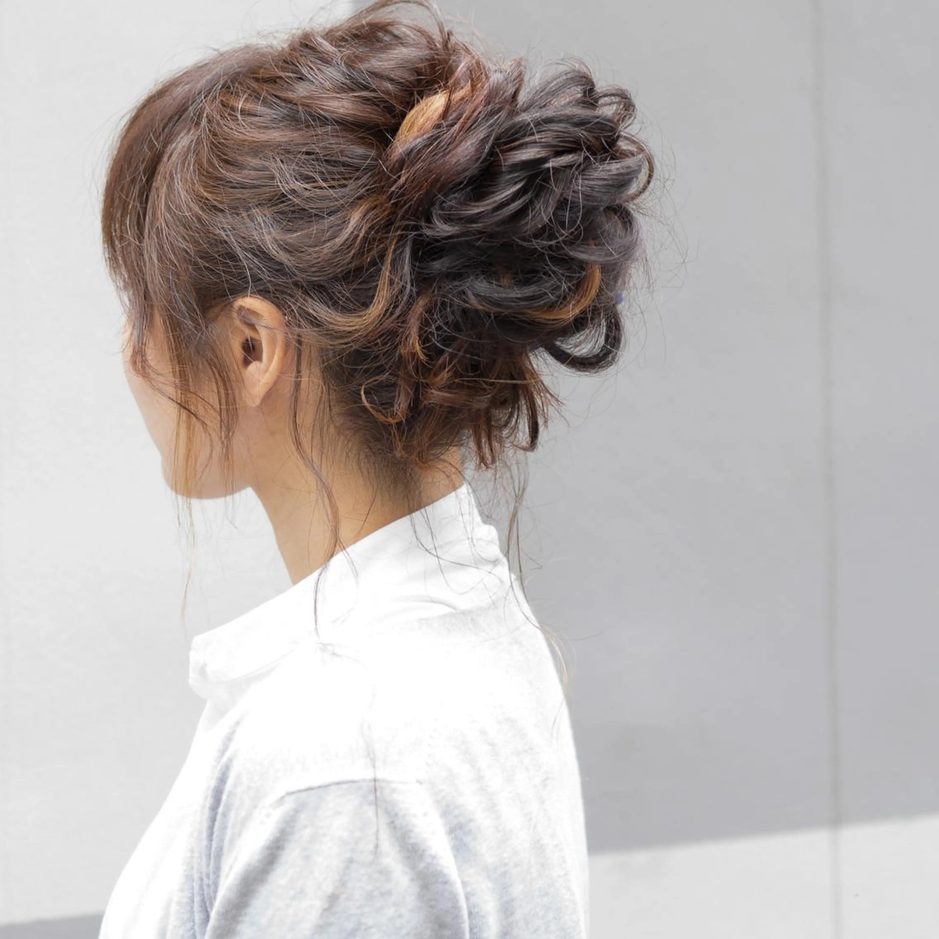 ヘアアレンジ お団子ヘア 大橋 タツヤのヘアスタイル