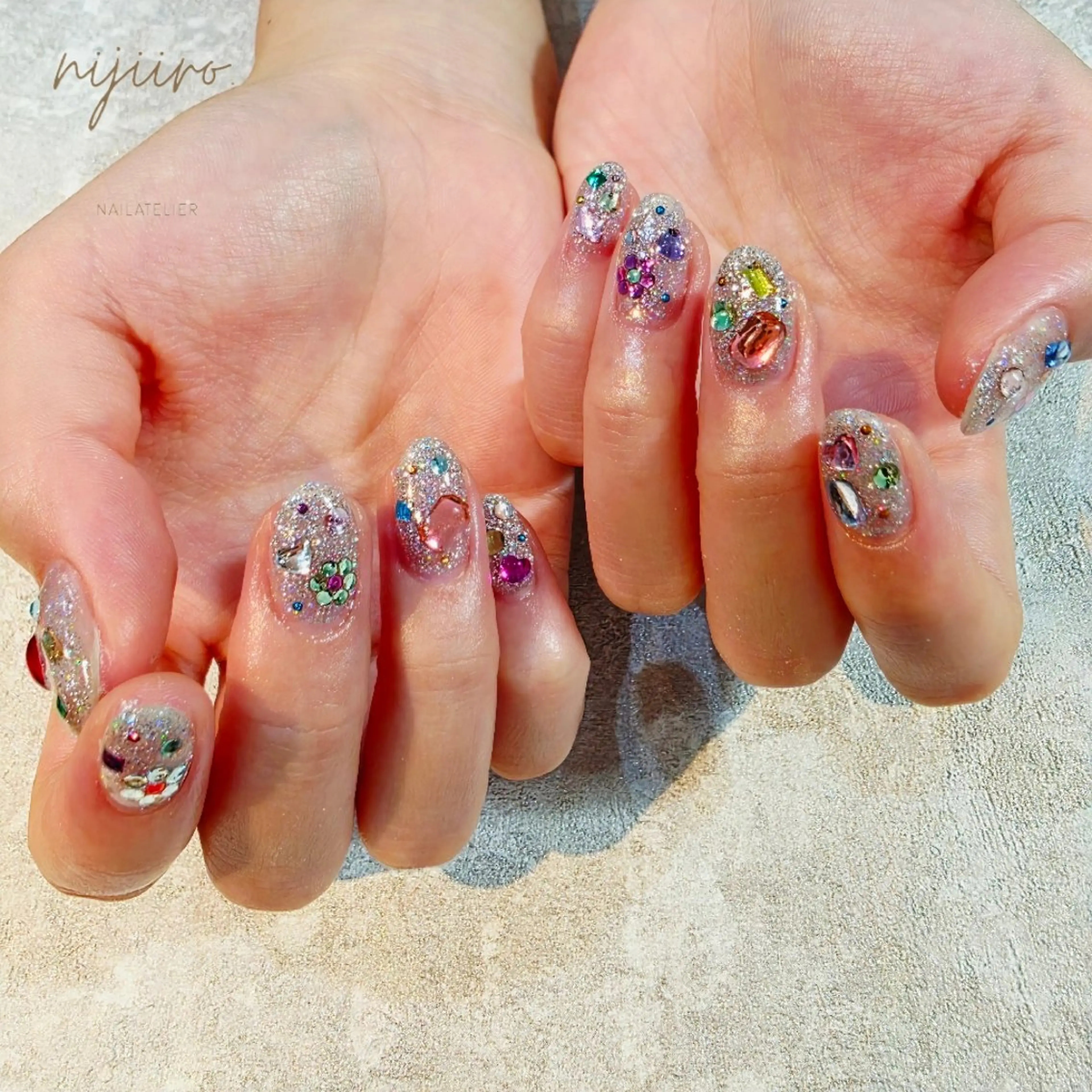 ネイル ハンドネイル nailatelier nijiiro.所属・nijiiro🌈 サトウのネイルデザイン