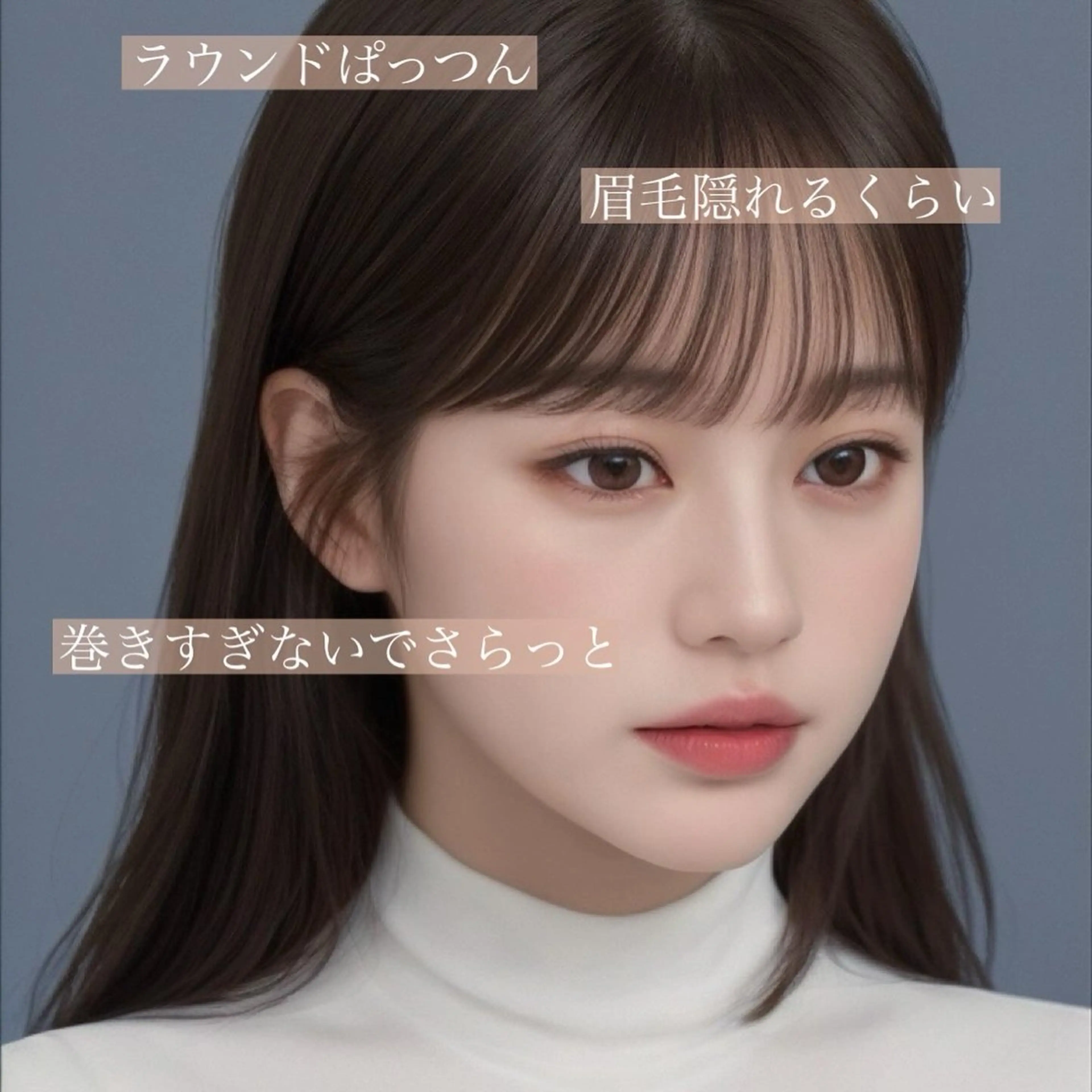 セミロング 映える顔まわり/前髪 特化 💗 ユキマのヘアスタイル