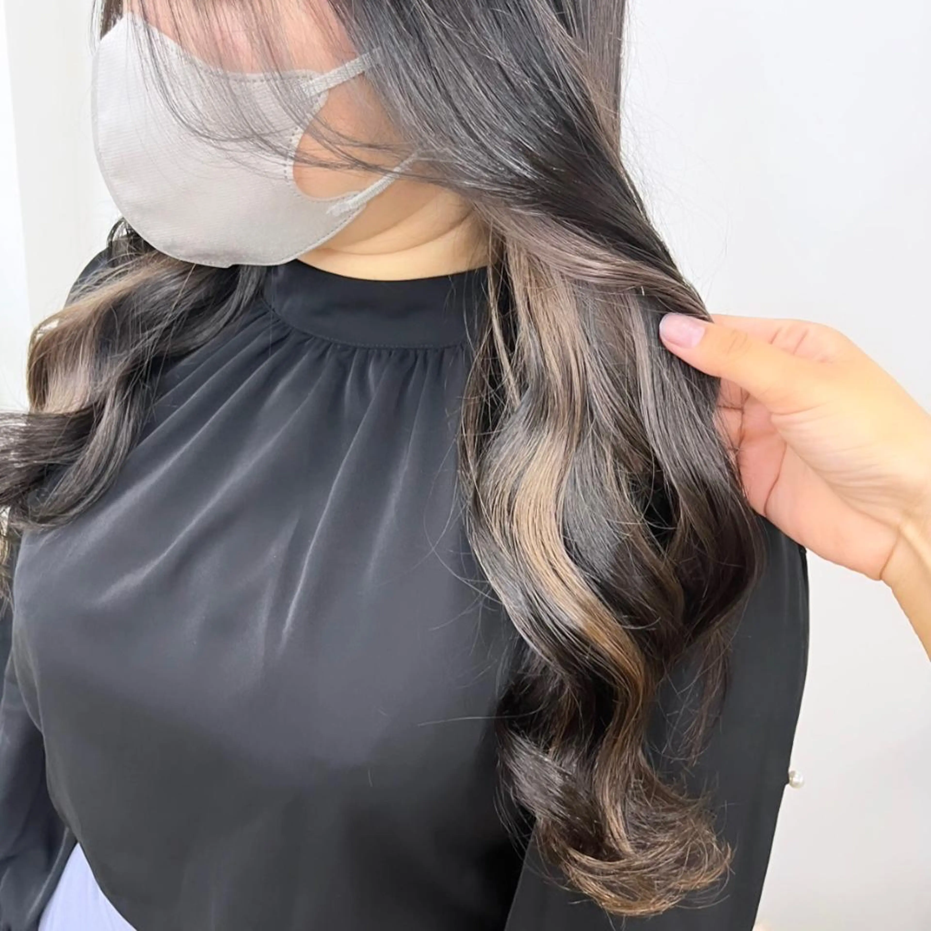 セミロング カラー ヘアアレンジ 成人式 結婚式・ブライダル 入学式 卒業式のヘアスタイル 似合わせカット HIROKO / 透明感暖色カラー🎀のヘアスタイル