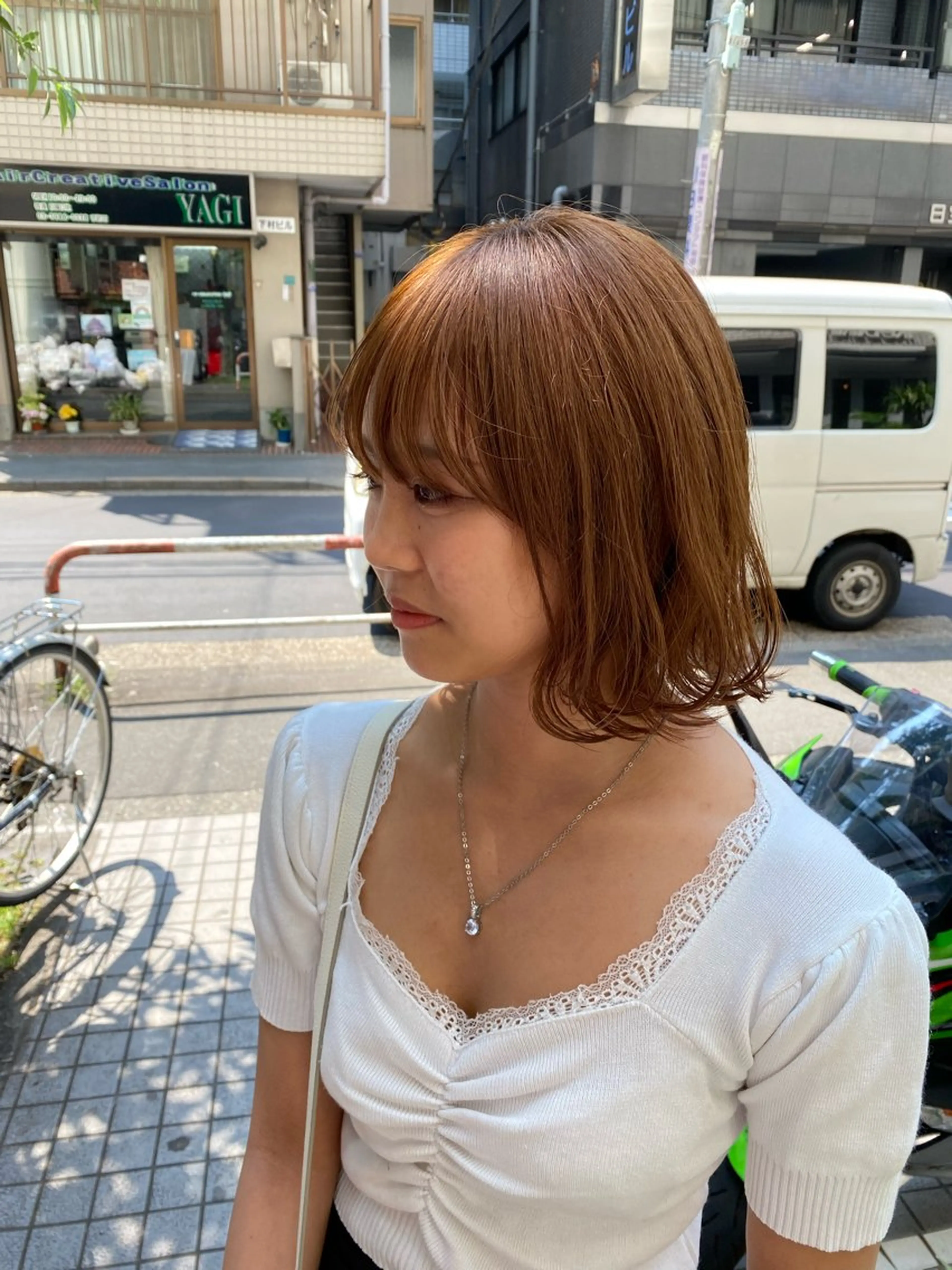 ミディアム カラー ブリーチ トリートメント Riganuts池袋 Hayato✂︎のヘアスタイル