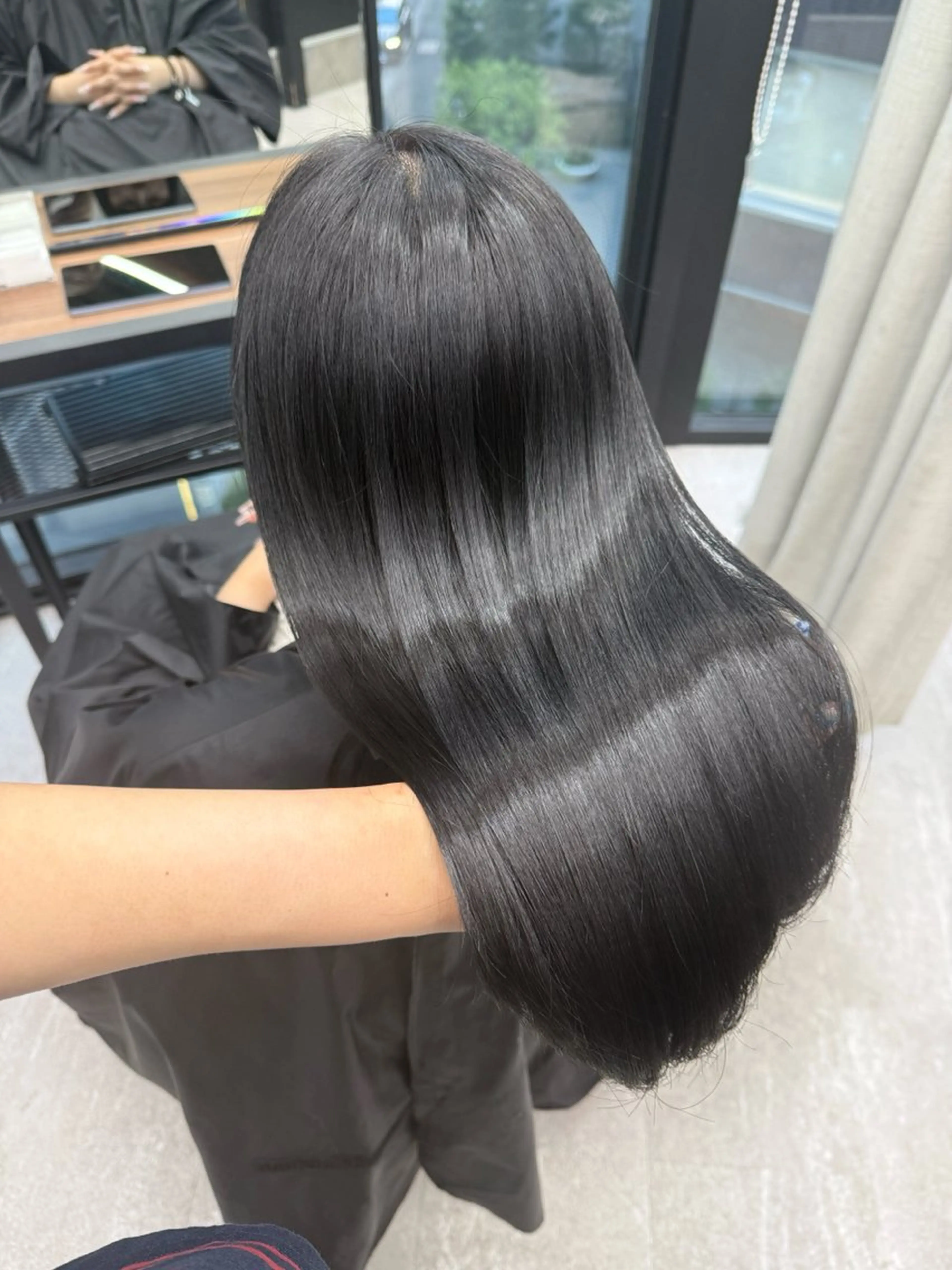 ロング カット ヘアカラー トリートメント 恵比寿髪質改善✨ MARIAのヘアスタイル
